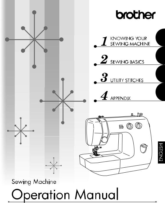 Brother LS2400 Sewing Machine Users Guide Owners Instruction Manual Book How To