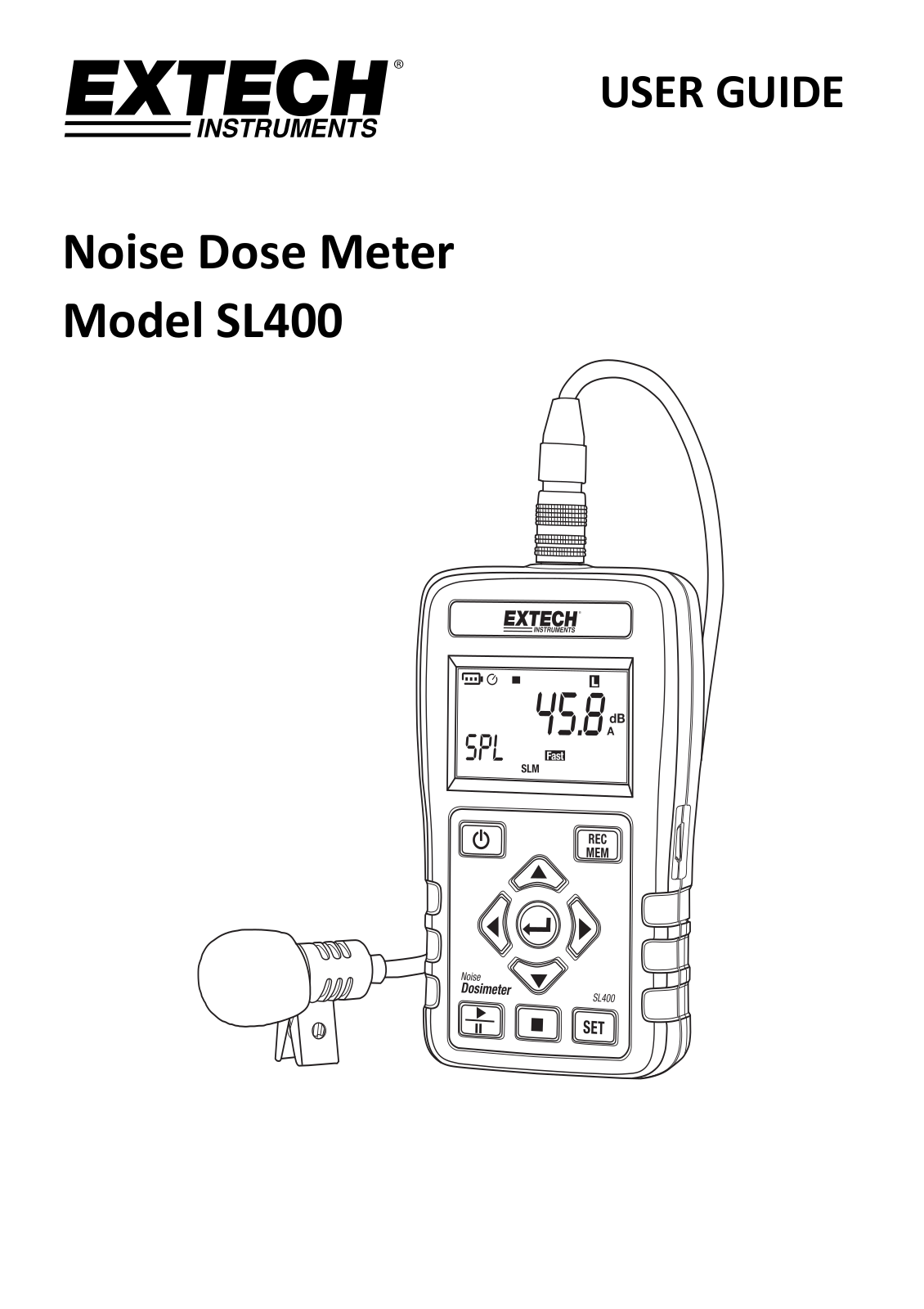 Extech SL400 Operating Manual