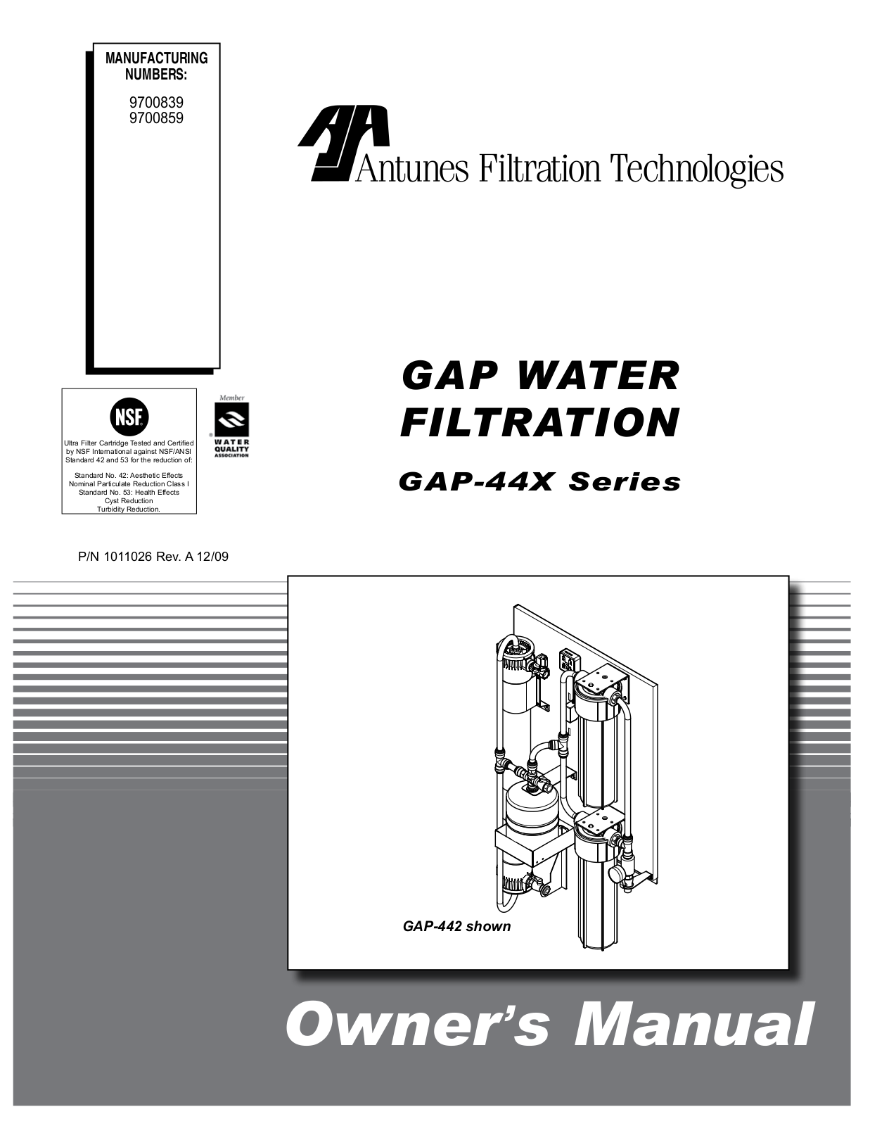 Antunes GAP-440 Installation Manual