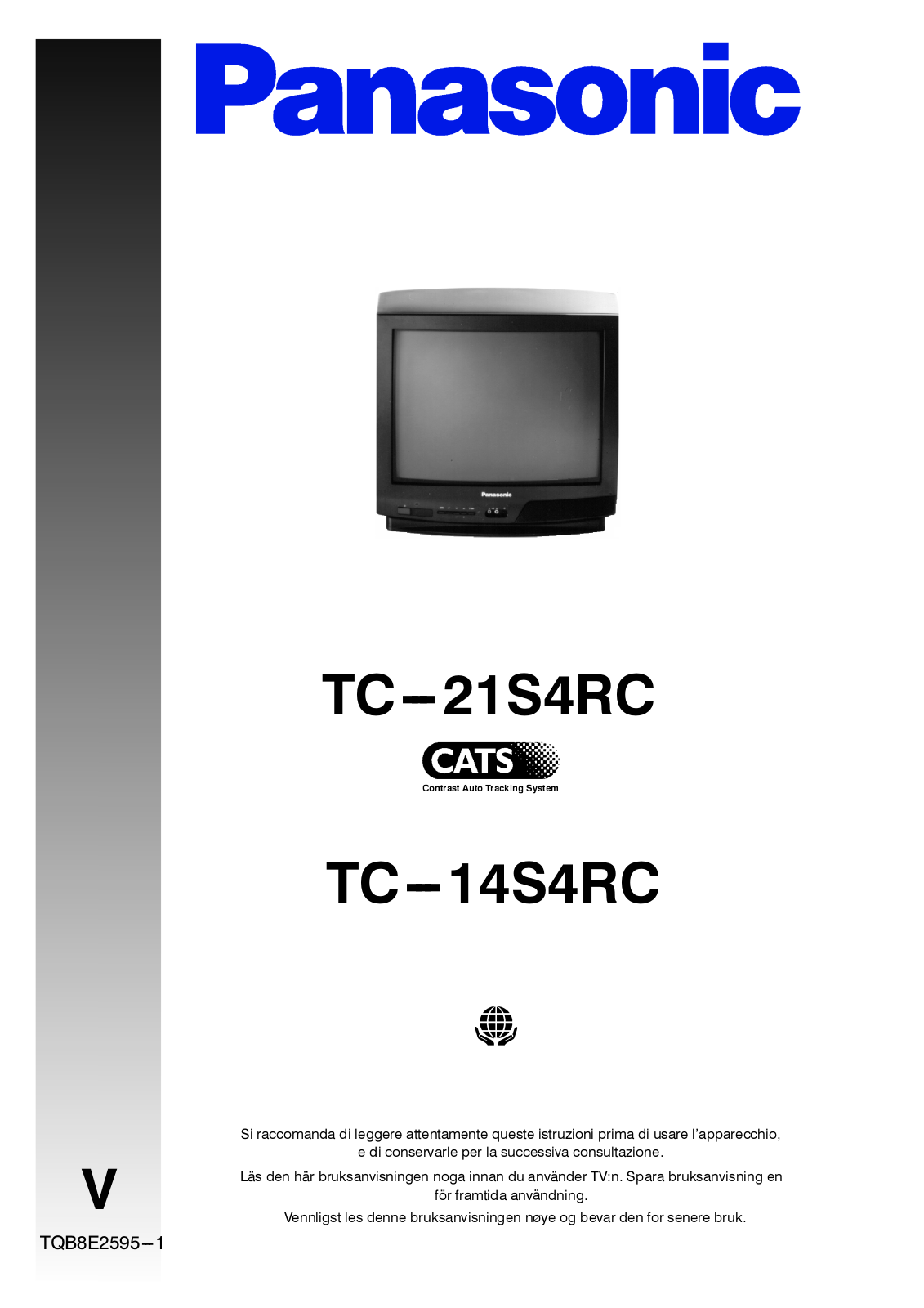 PANASONIC TC-14S4RC, TC-21S4RC User Manual