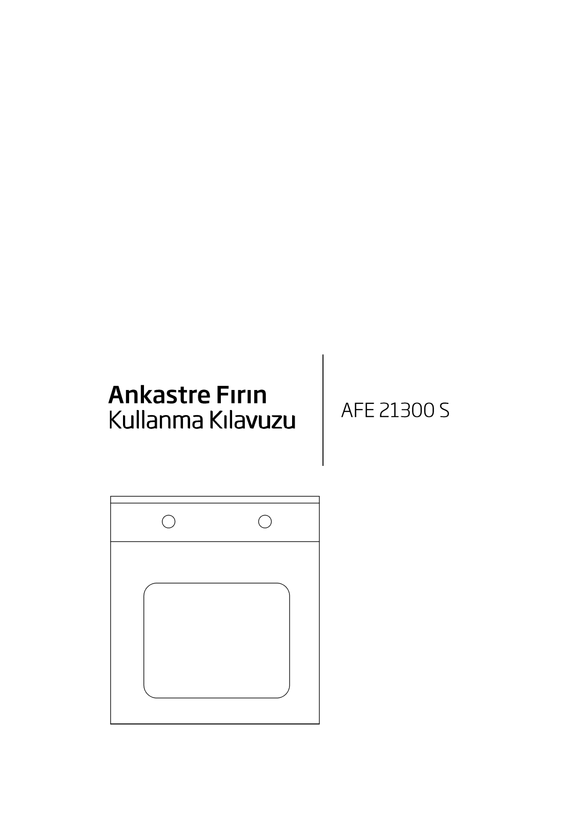 Beko AFE21300S User manual