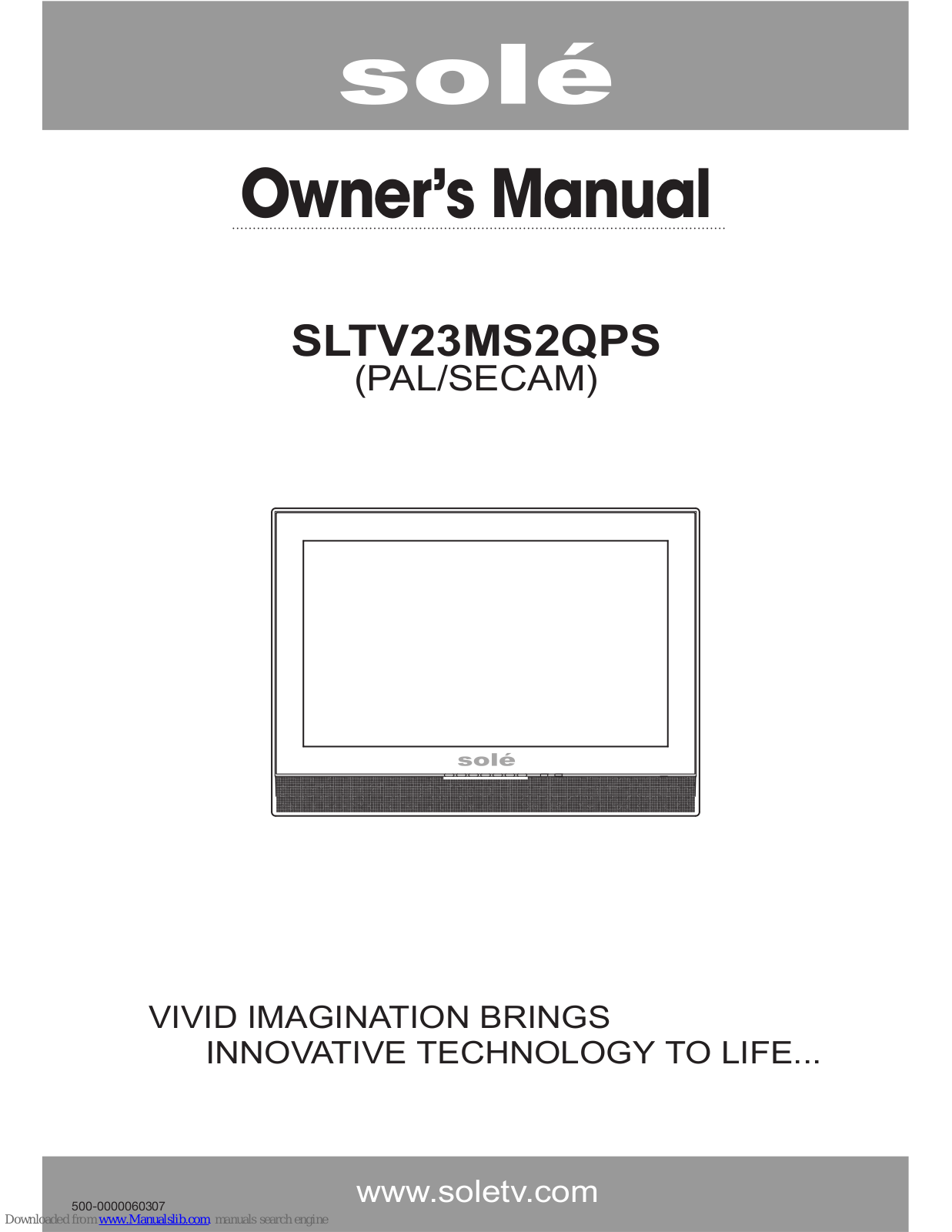 SOLE SLTV23MS2QPS,SLTV23MS2KPS Owner's Manual