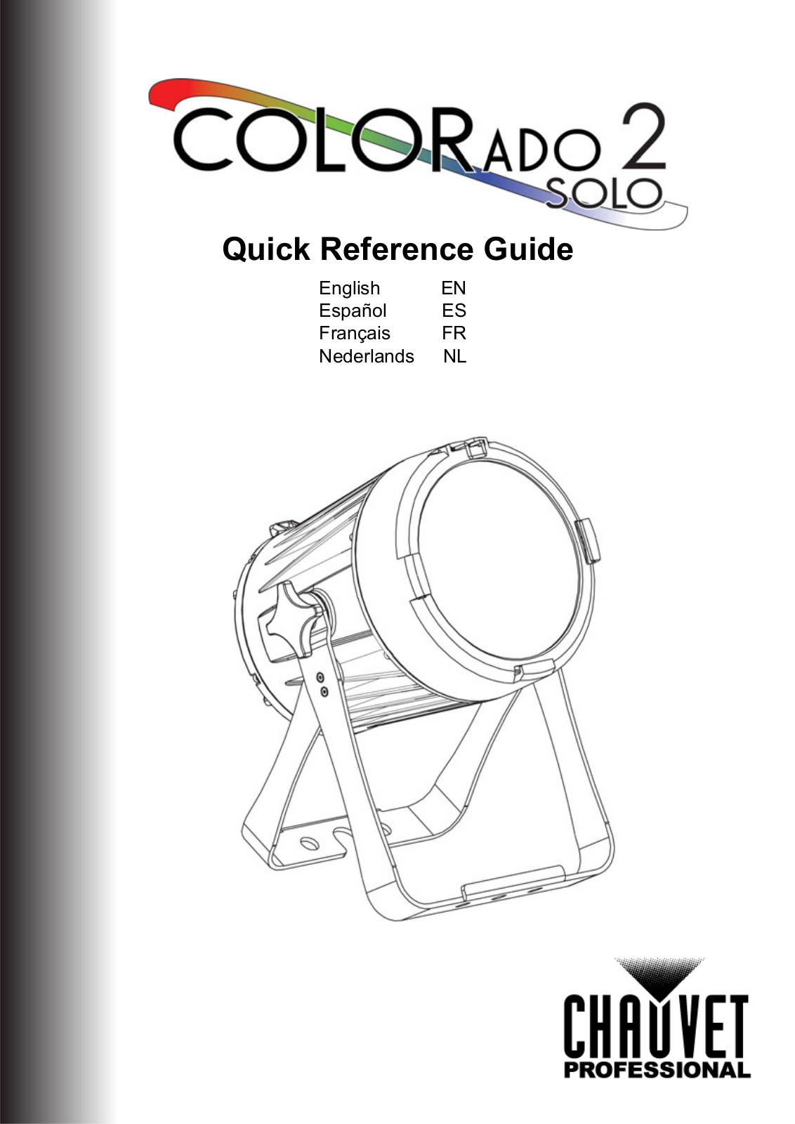 Chauvet Pro COLORado 2 Solo Quick Start Guide