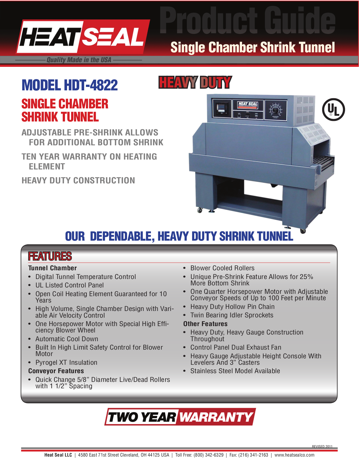 Heat Seal HDT-4822 User Manual