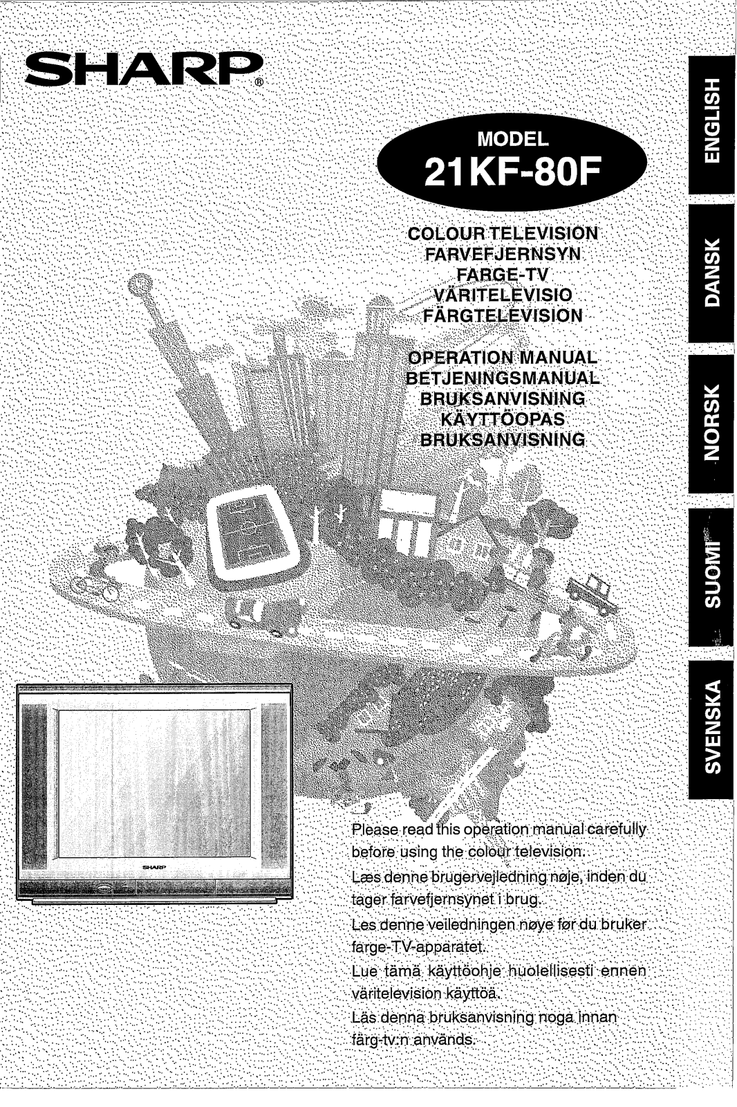 Sharp 21KF-80F Operation manual