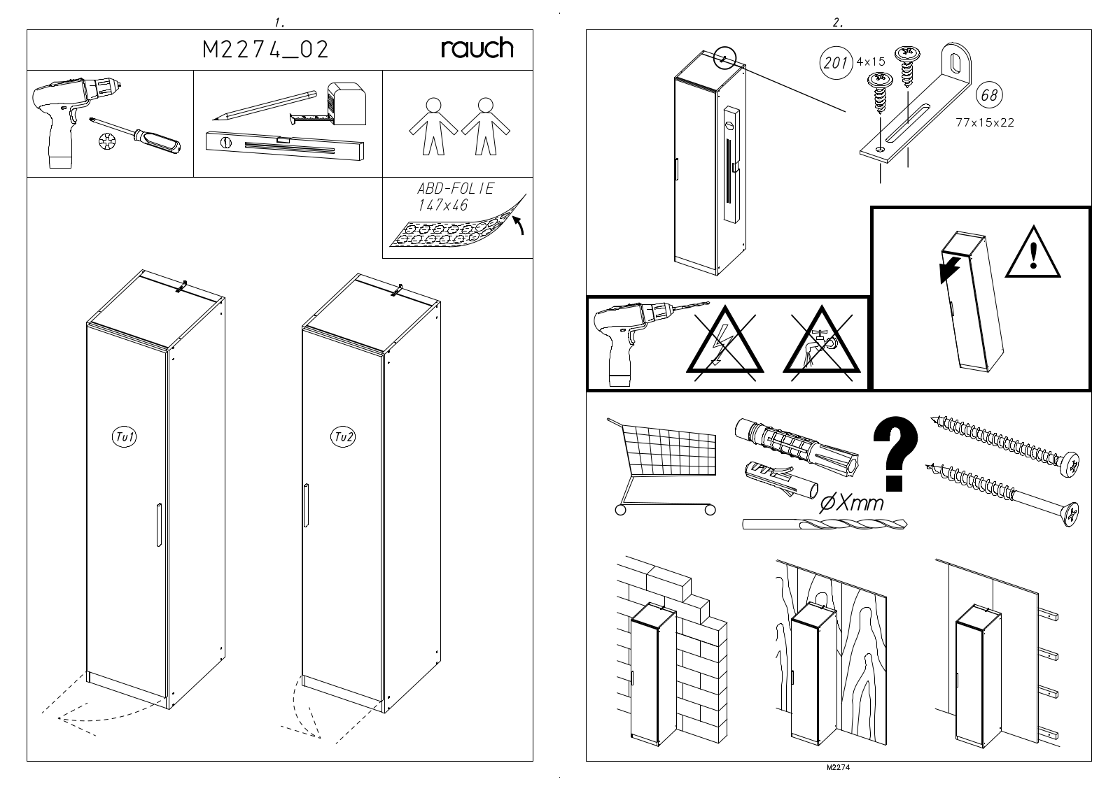 rauch Kronach Assembly instructions