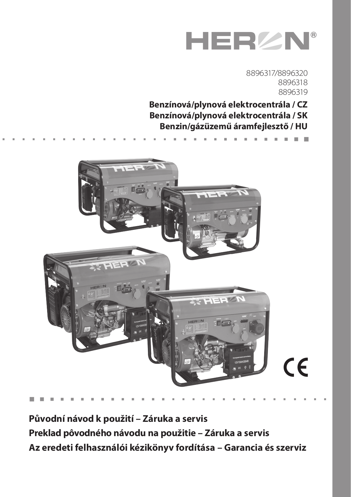 HERON LPGG 43-3F, LPGG 50 User Manual