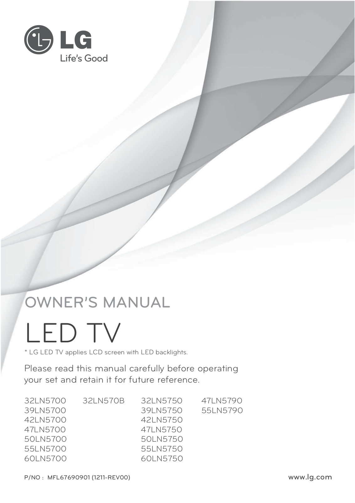 LG Electronics USA 39LN5700UH User Manual