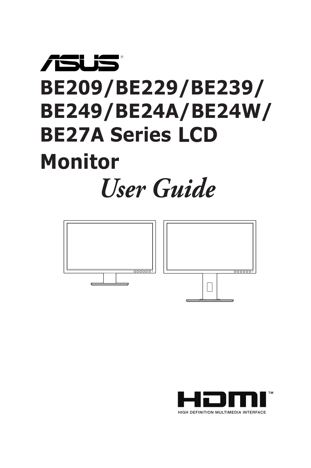 Asus BE27AQLB User Guide