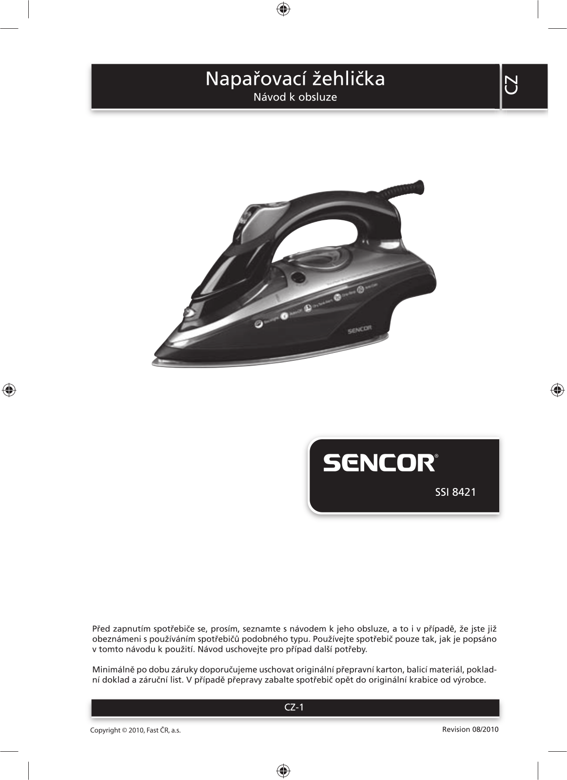 Sencor SSI 8421 User Manual