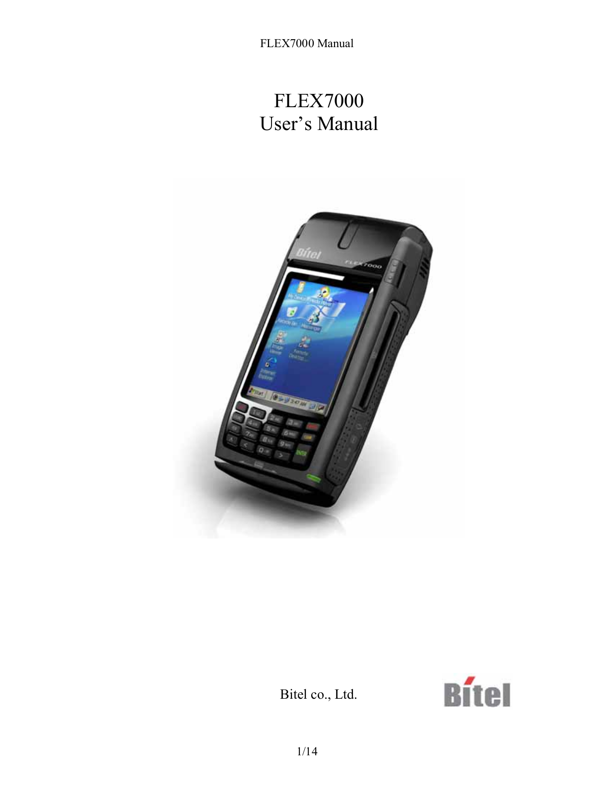 Bitel FLEX7000 Users Manual - ManualMachine.com