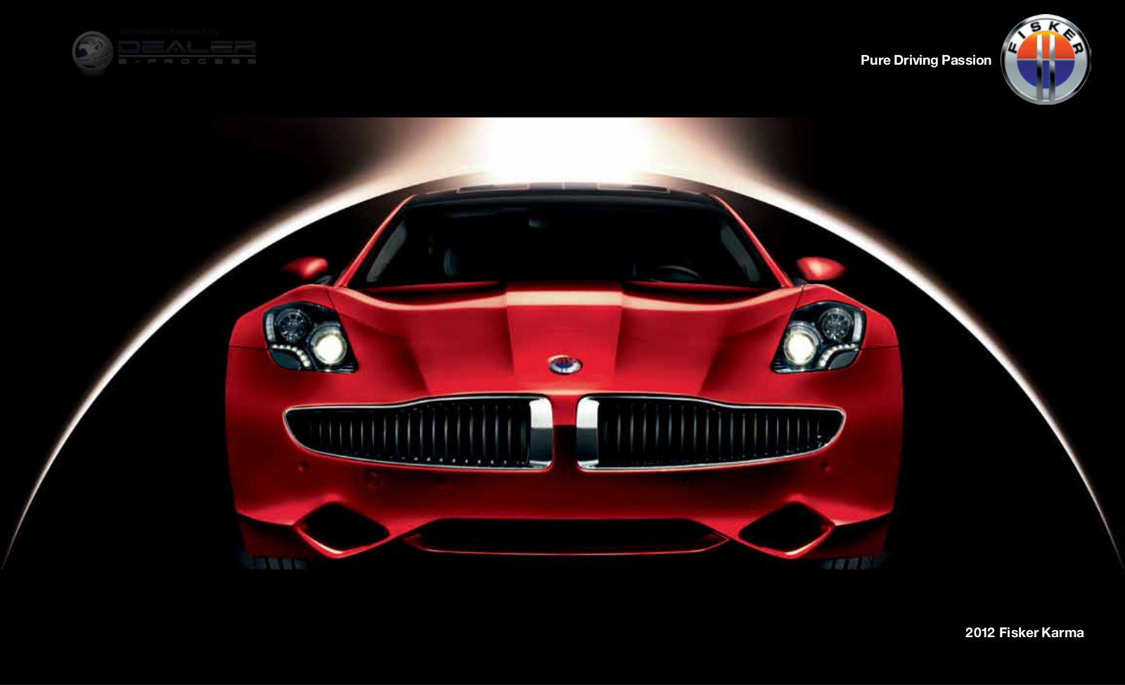 Fisker 2012 Karma Owner's Manual