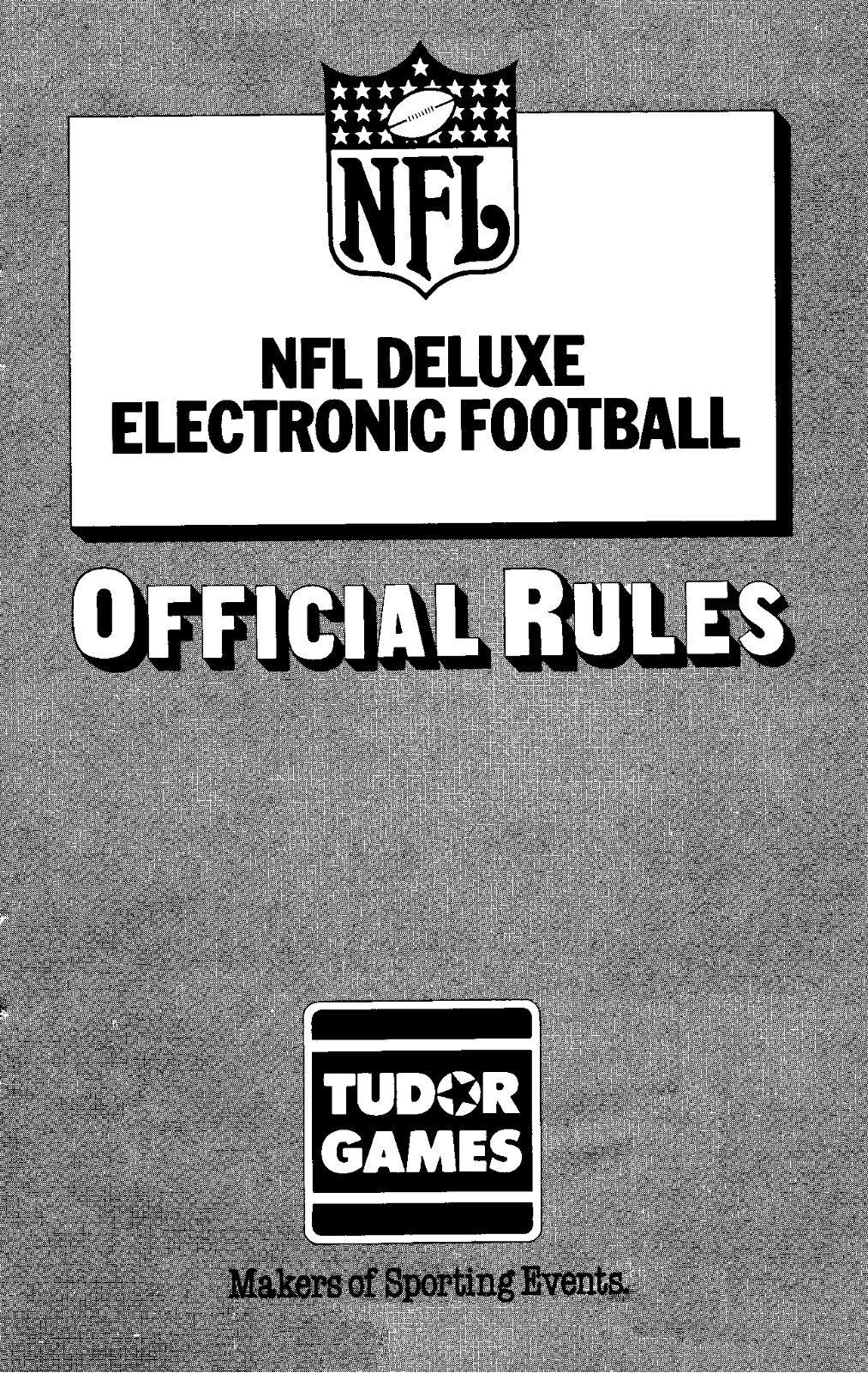 Tudor Deluxe Football User Guide - ManualMachine.com