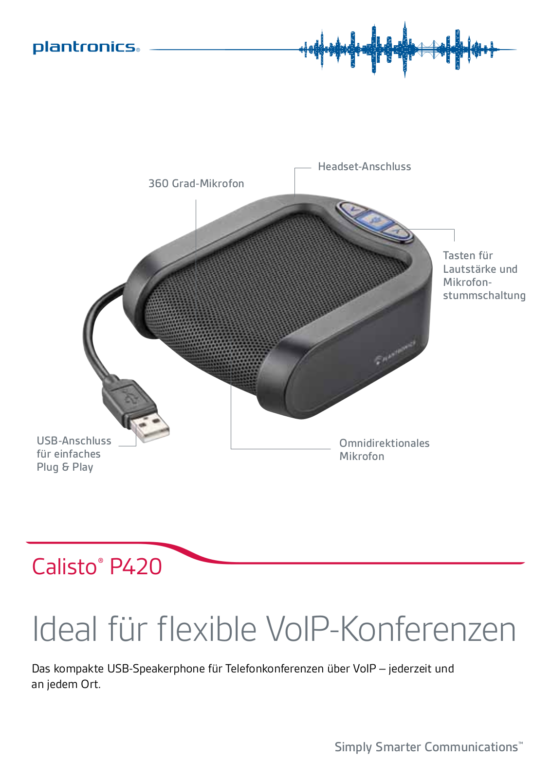 Plantronics P420 User Manual