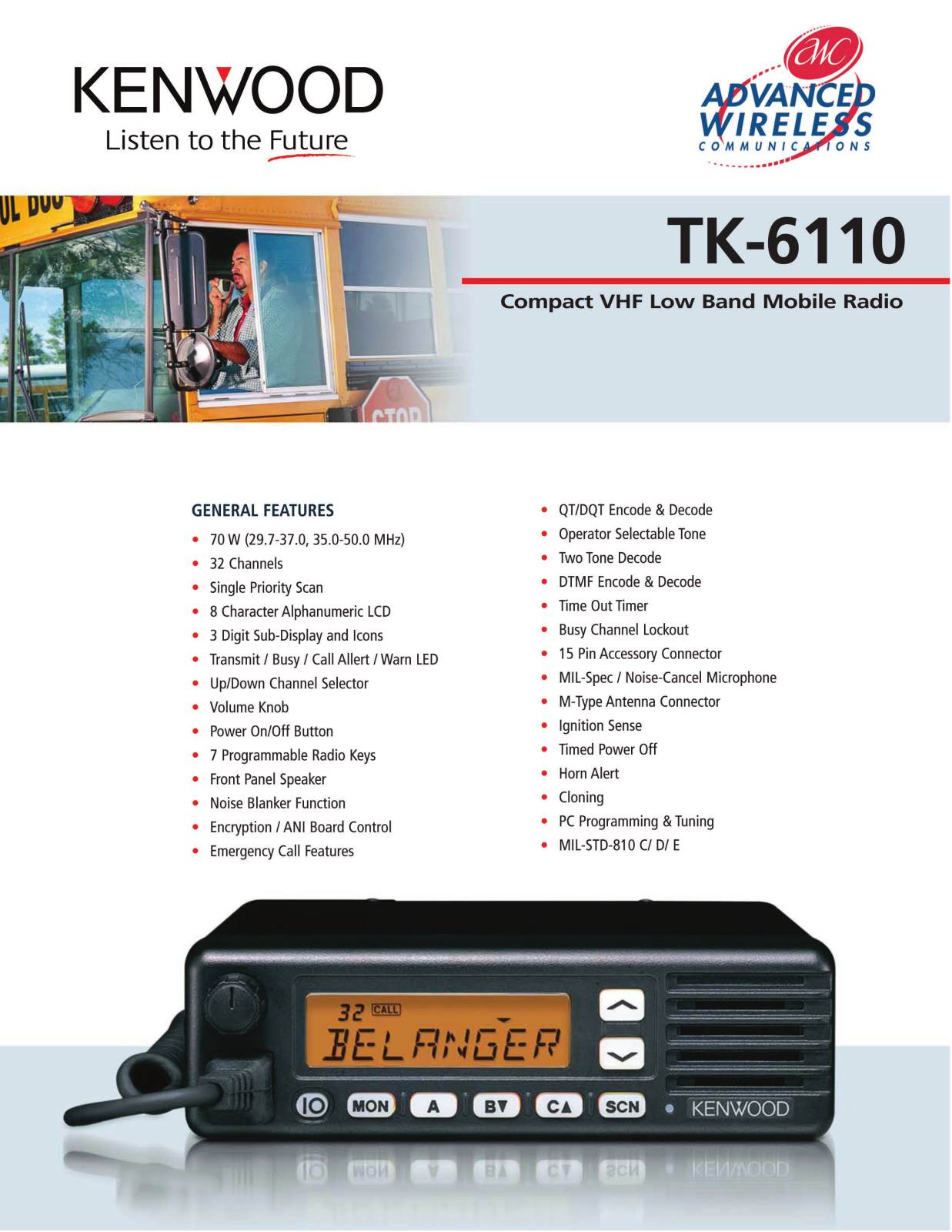 Advanced Wireless Solutions TK-6110 User Manual