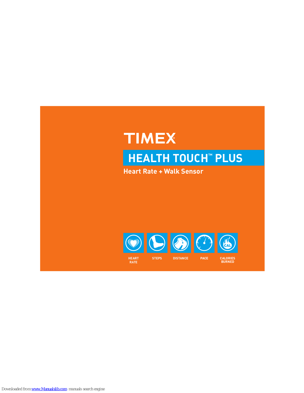 Timex HEALTH TOUCH PLUS User Manual