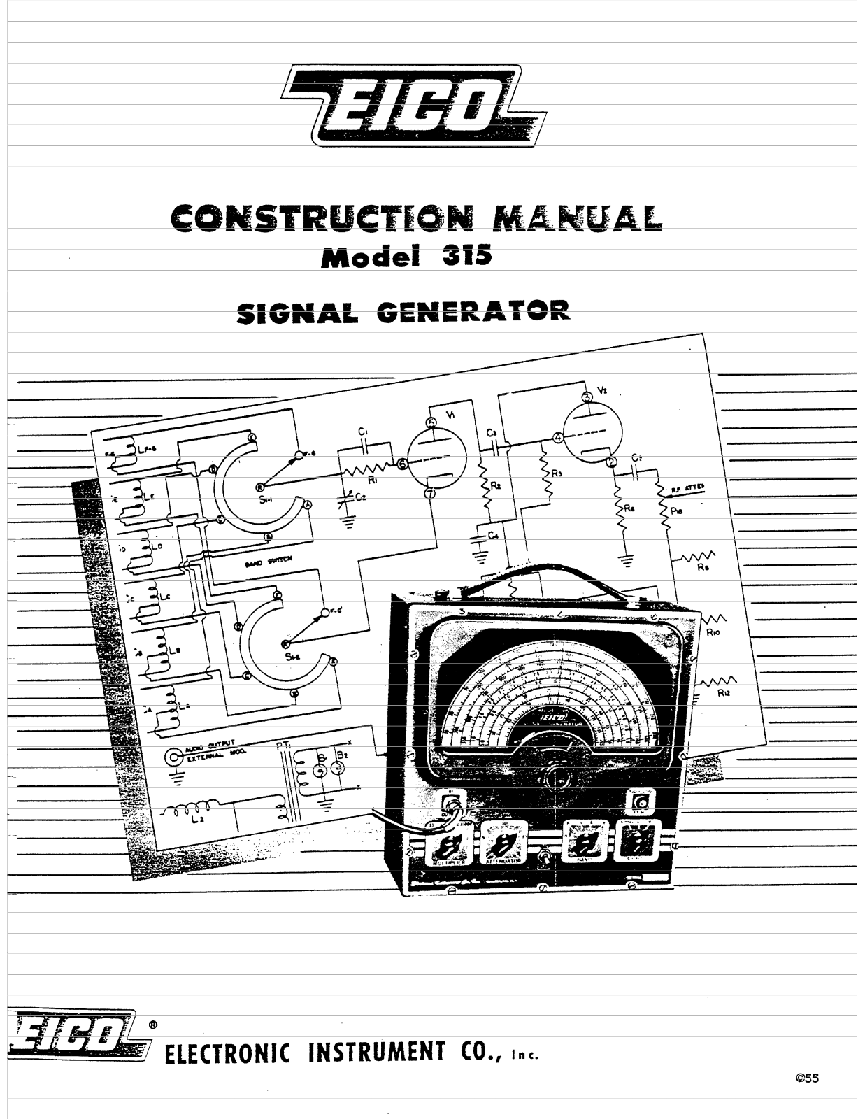 EICO 315 Service manual