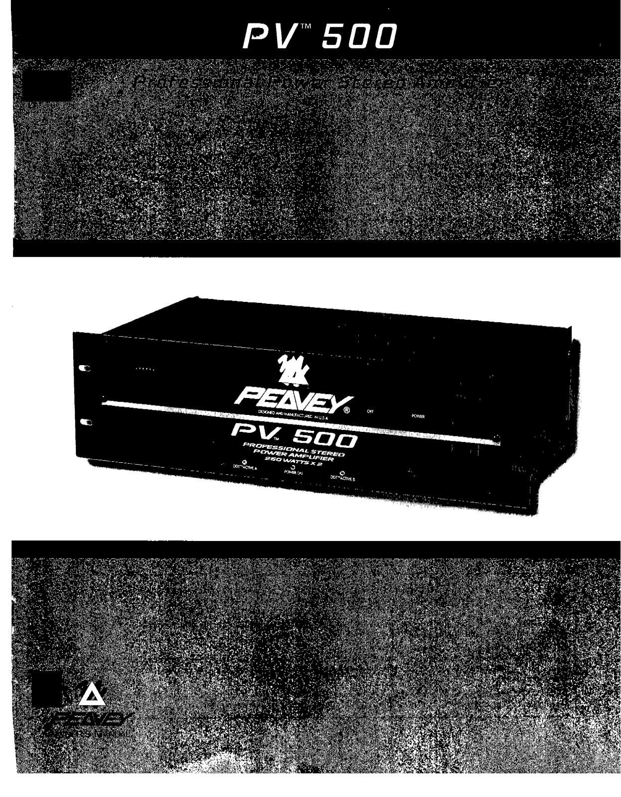 Peavey PV 500 User Manual