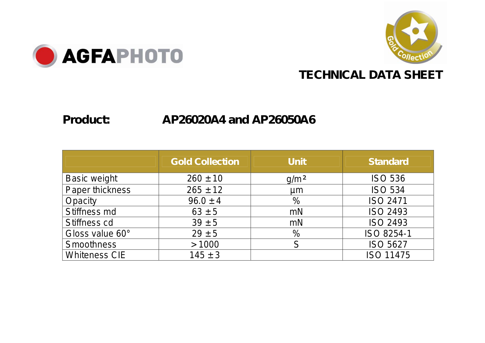 AGFAPHOTO AP26020A4, AP26050A6 User Guide