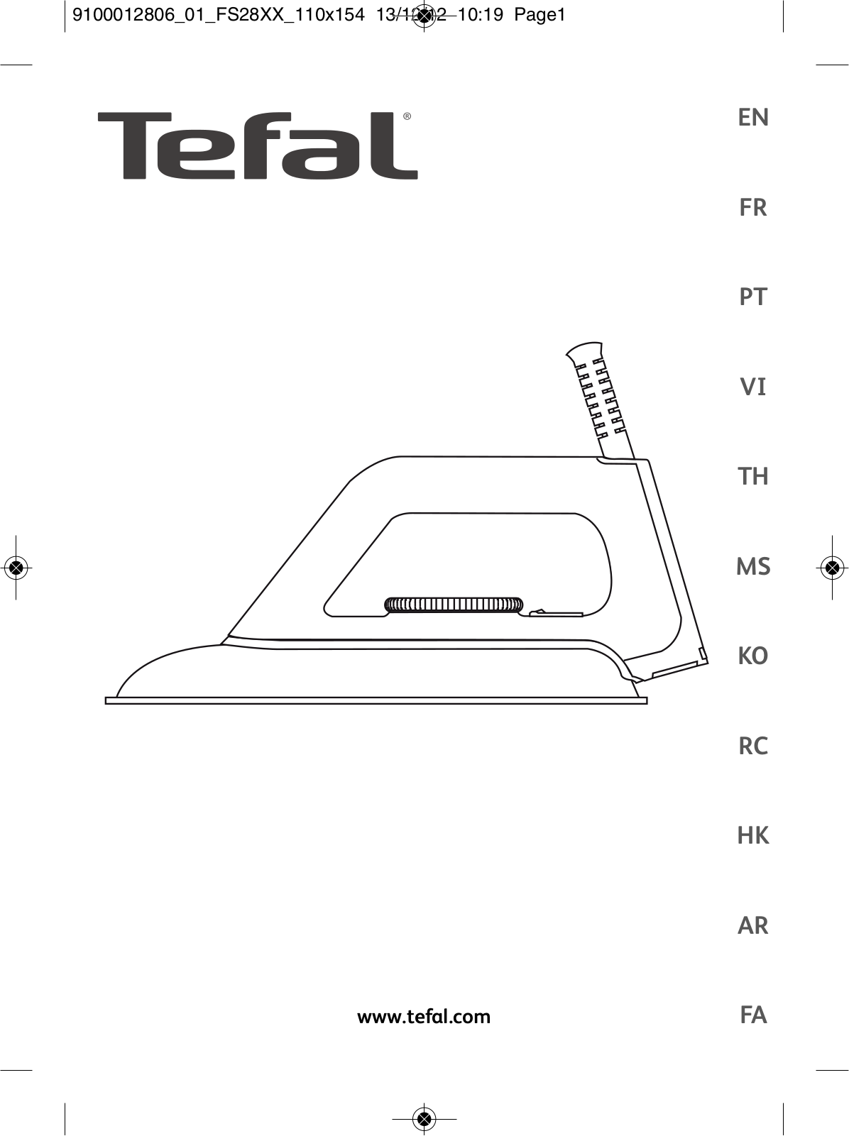 TEFAL FS2820E0, FS4035M0 Instruction Manual