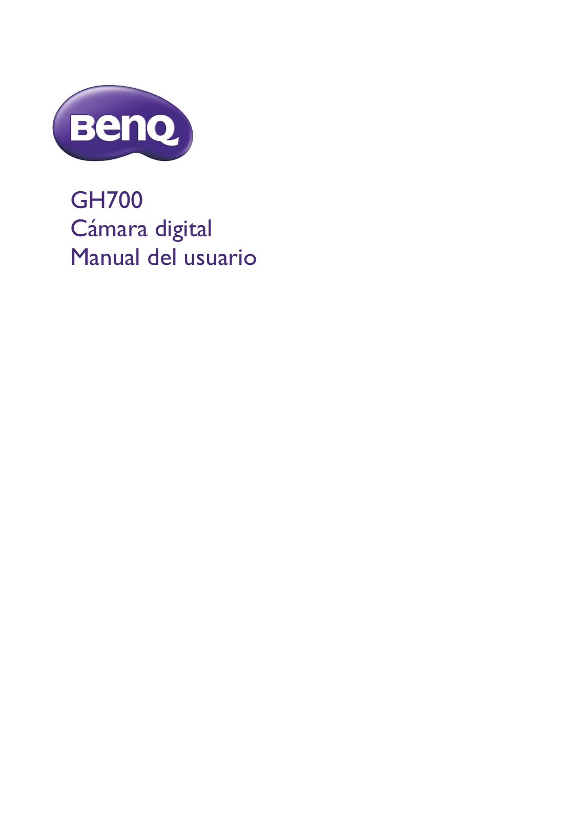 BenQ GH700 User Manual