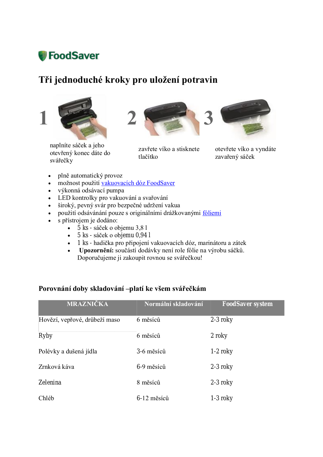 FoodSaver FFS001X User Manual