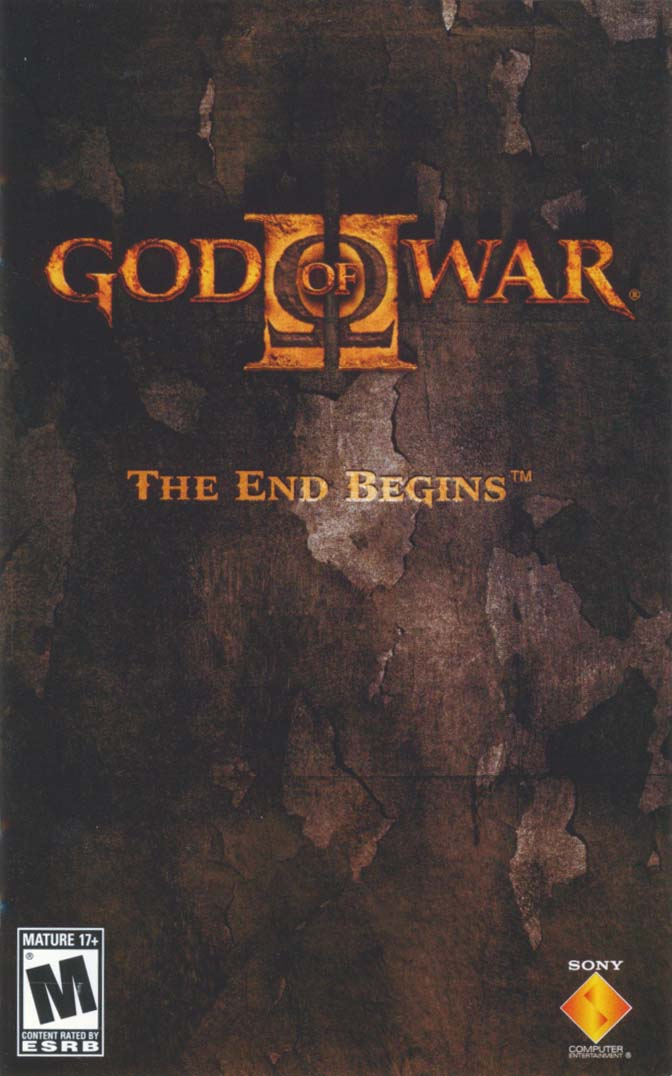 Games PS2 GOD OF WAR II User Manual