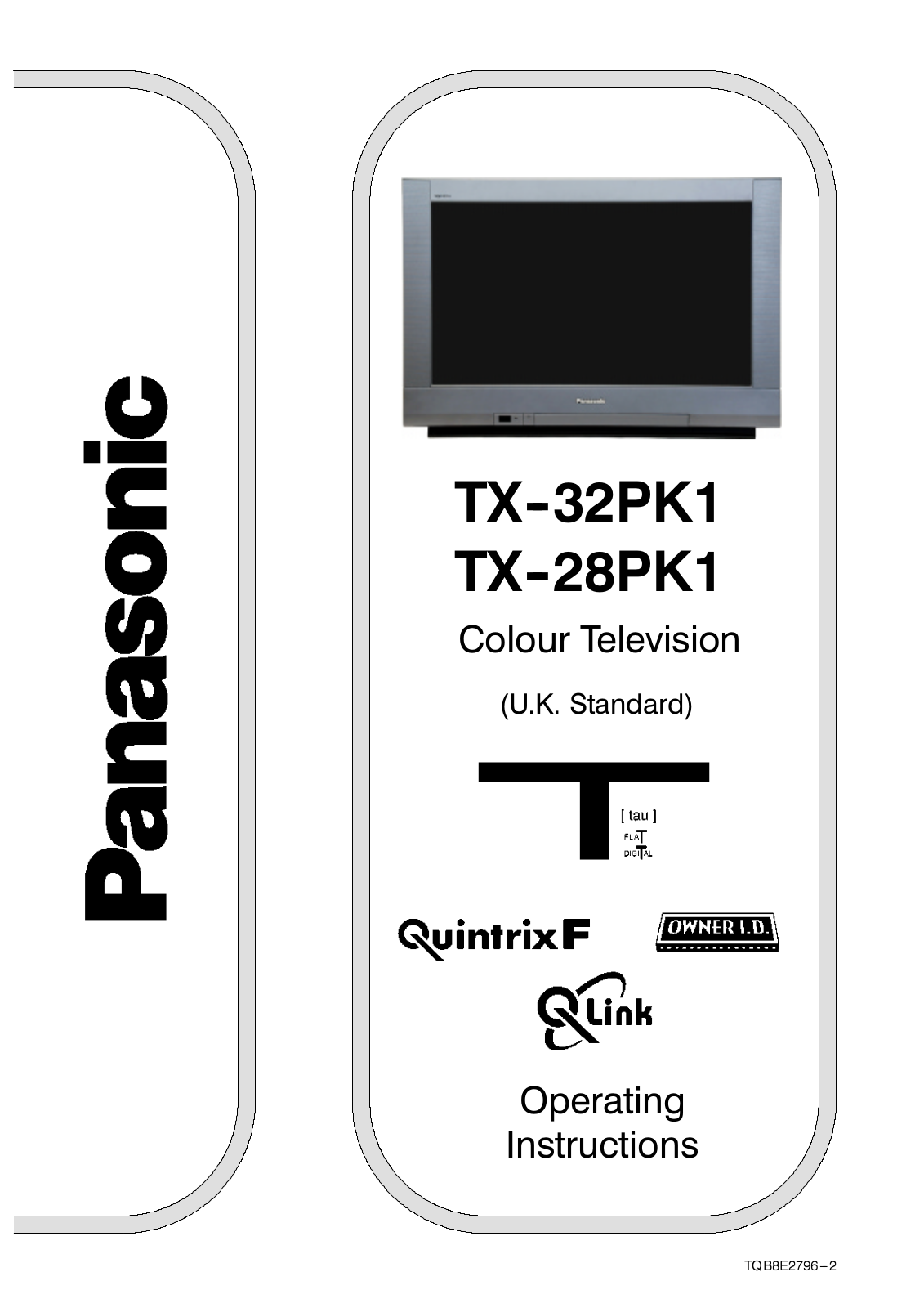 Panasonic TX-28PK1, TX-32PK1 User Manual