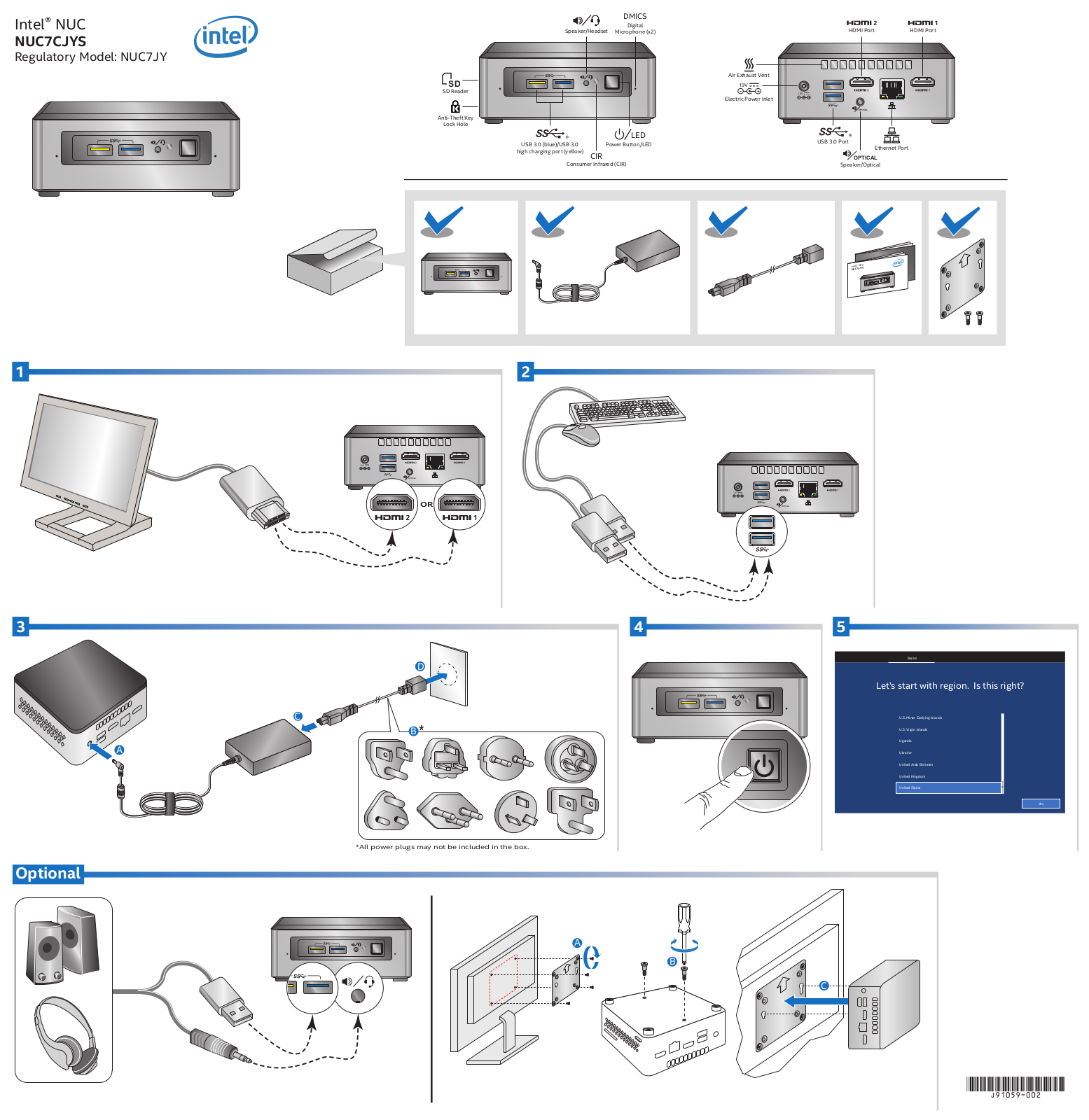 Intel NUC7CJYSAL2 User Manual