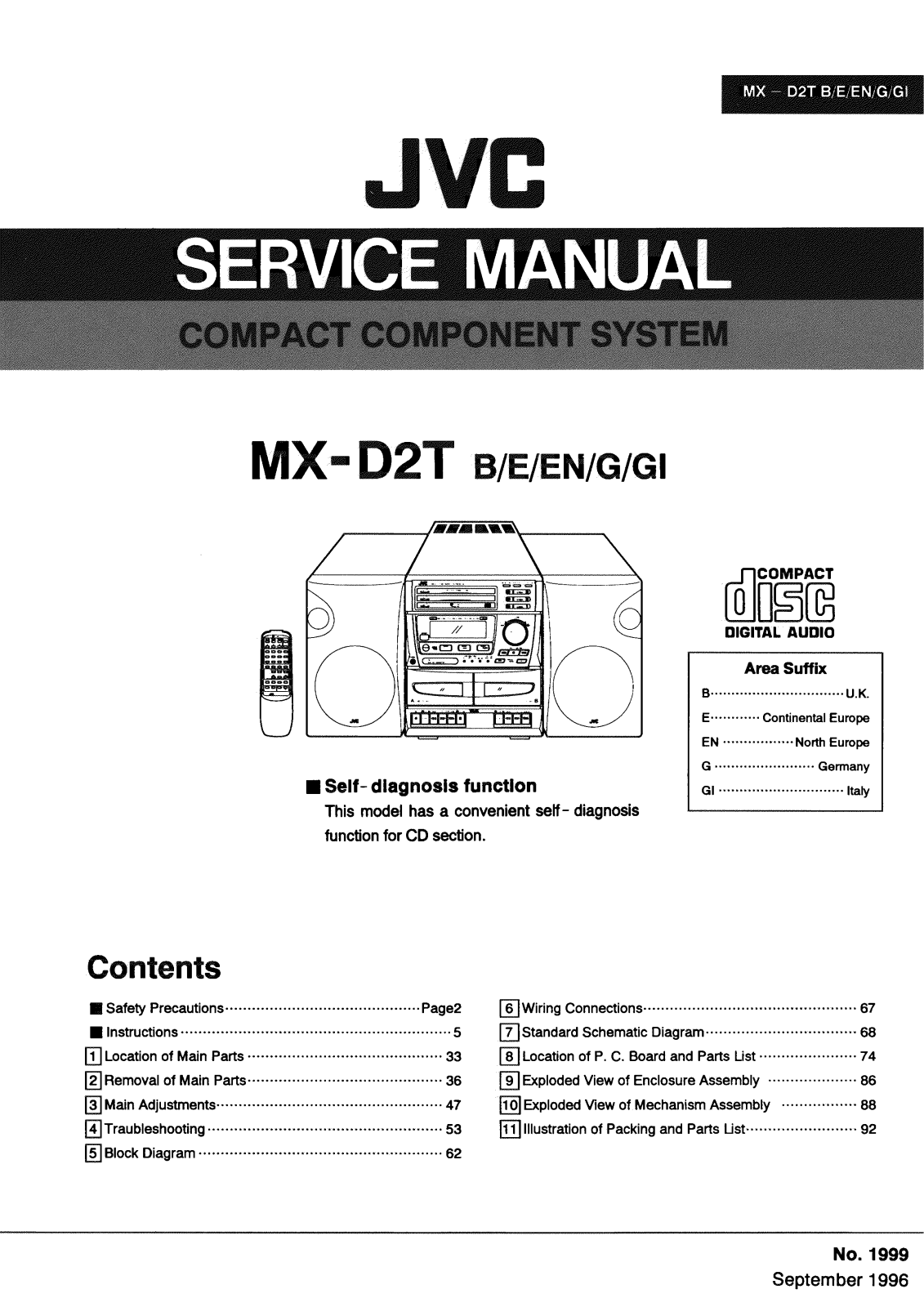 JVC D2T Service Manual