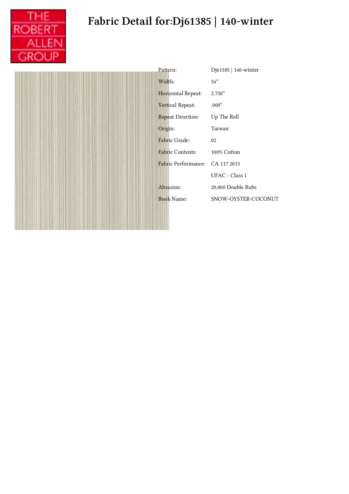 Duralee CRAL6976 Specifications - ManualMachine.com