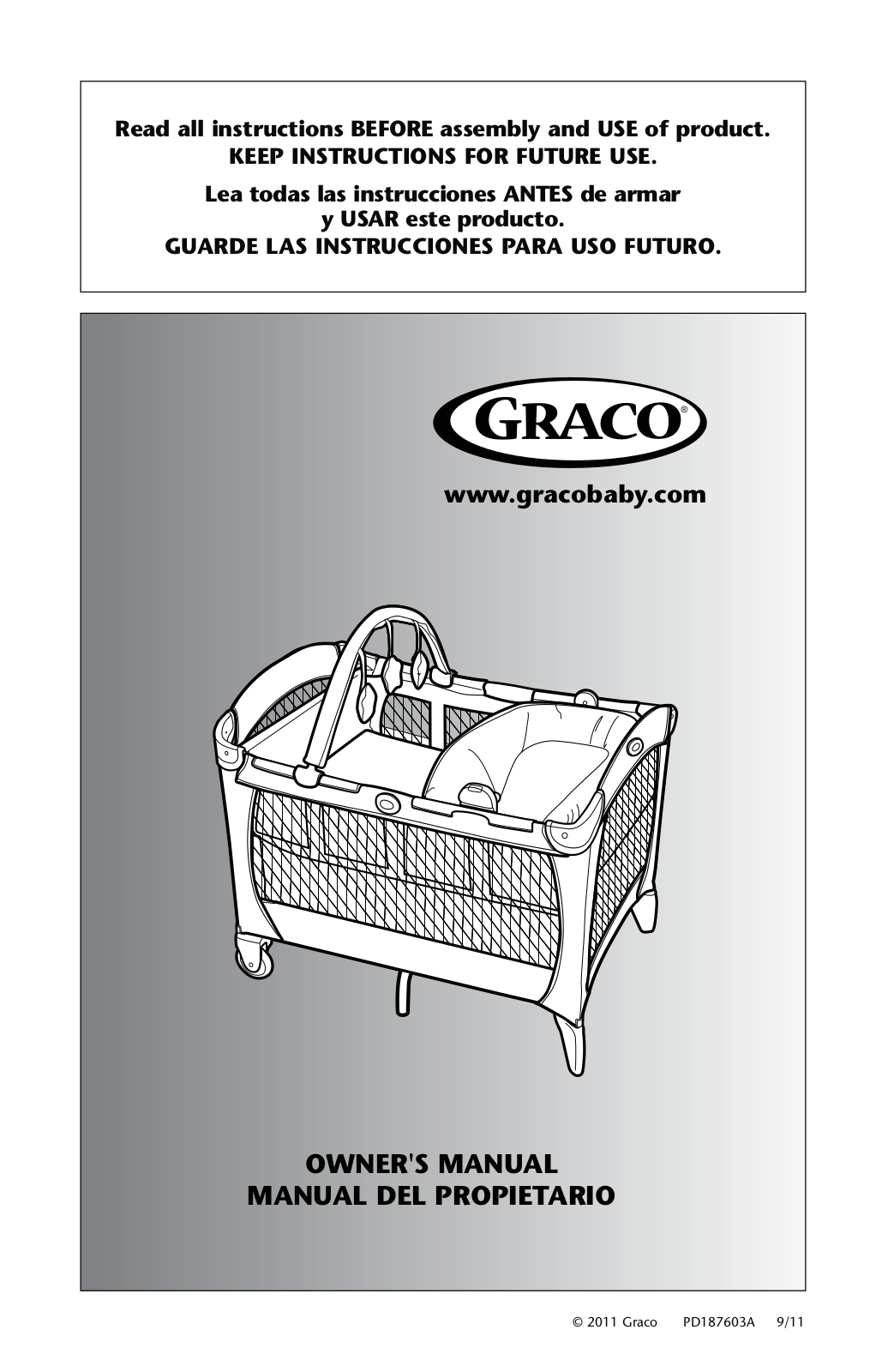 Graco PD187603A User Manual