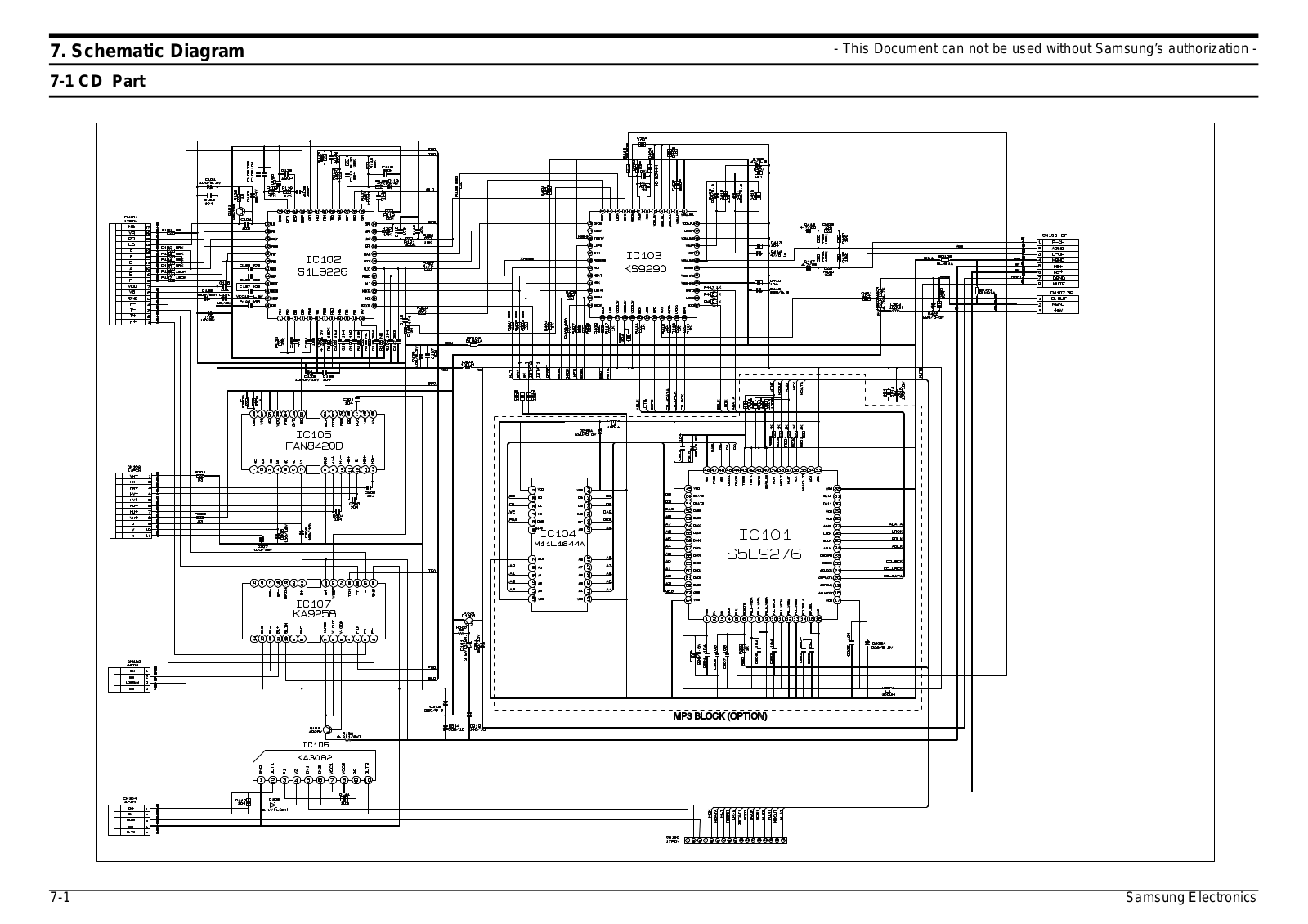 SAMSUNG MM-ZS8 Schematic Diagram