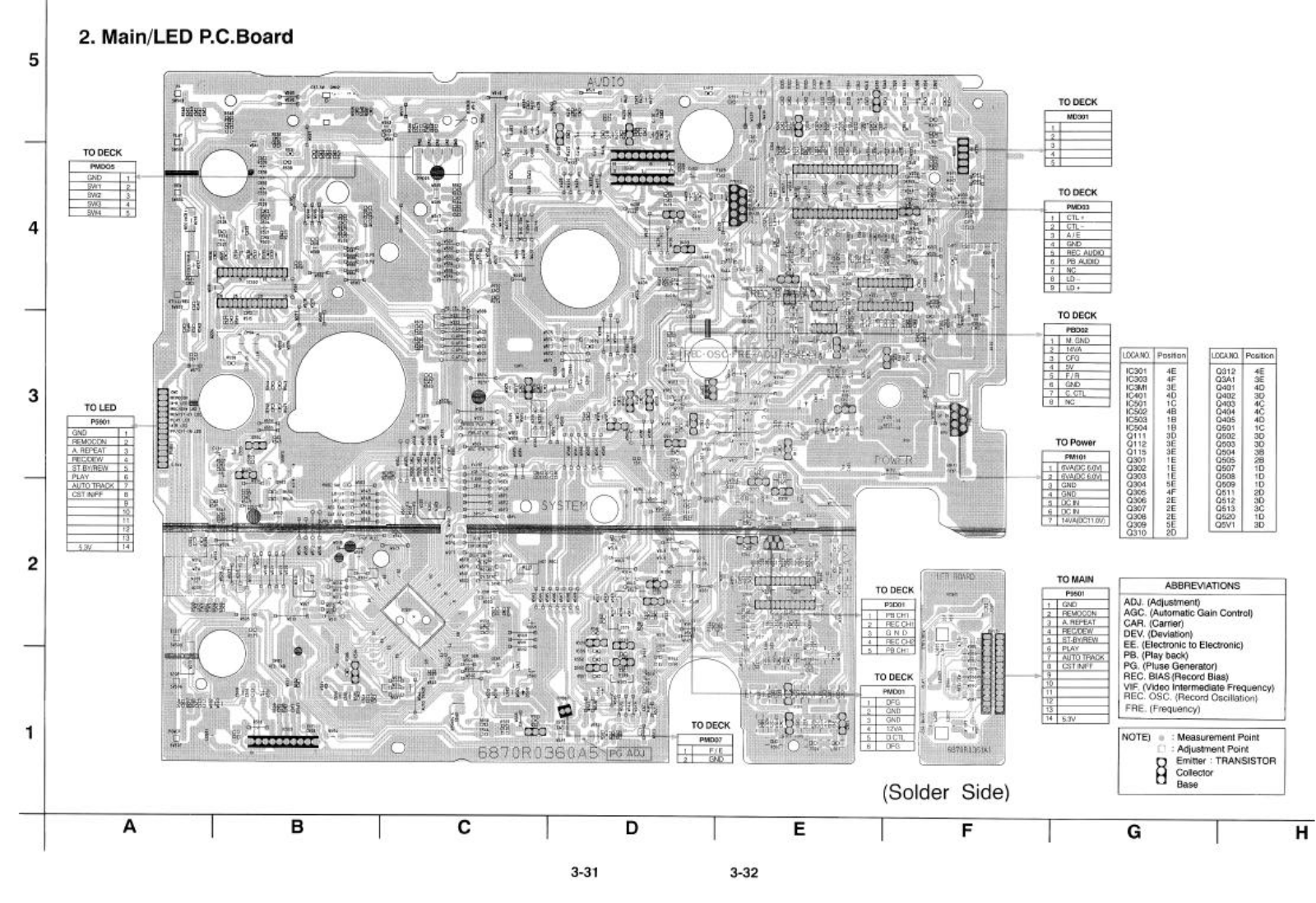 Panasonic P-R500AW Diagram