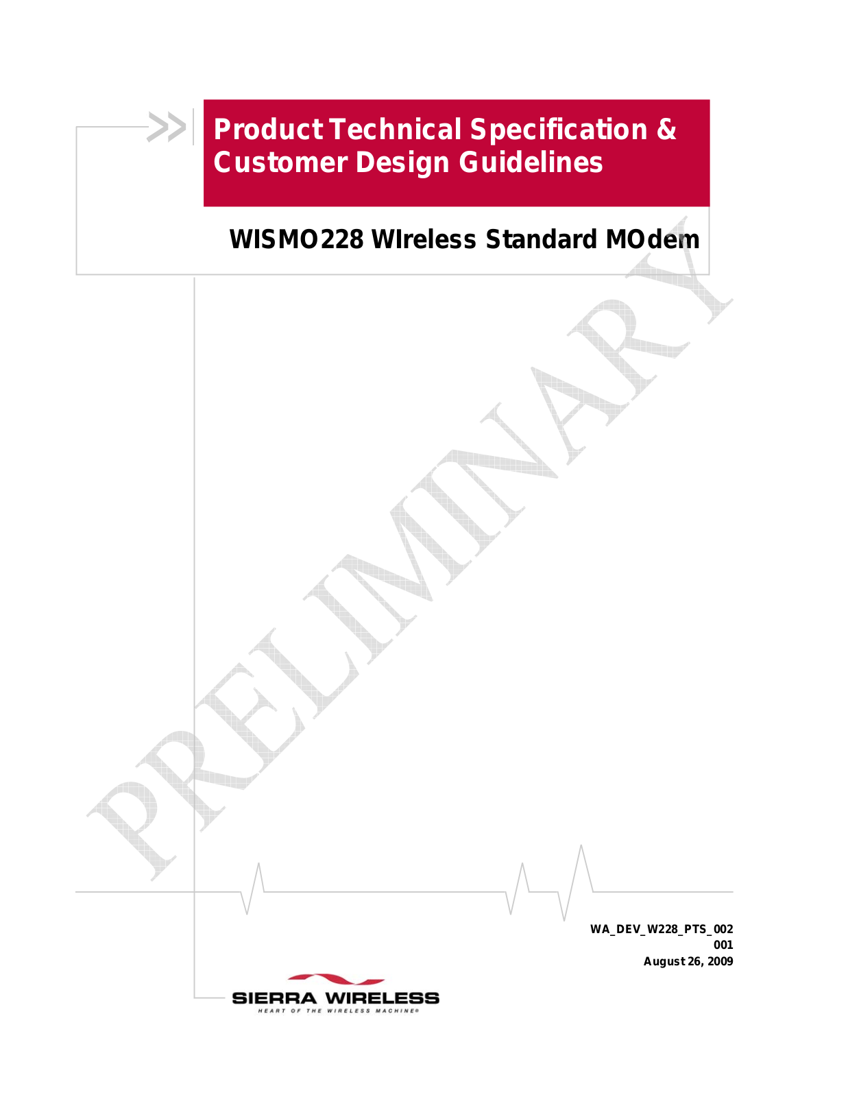 Sierra Wireless WISMO228 Users manual