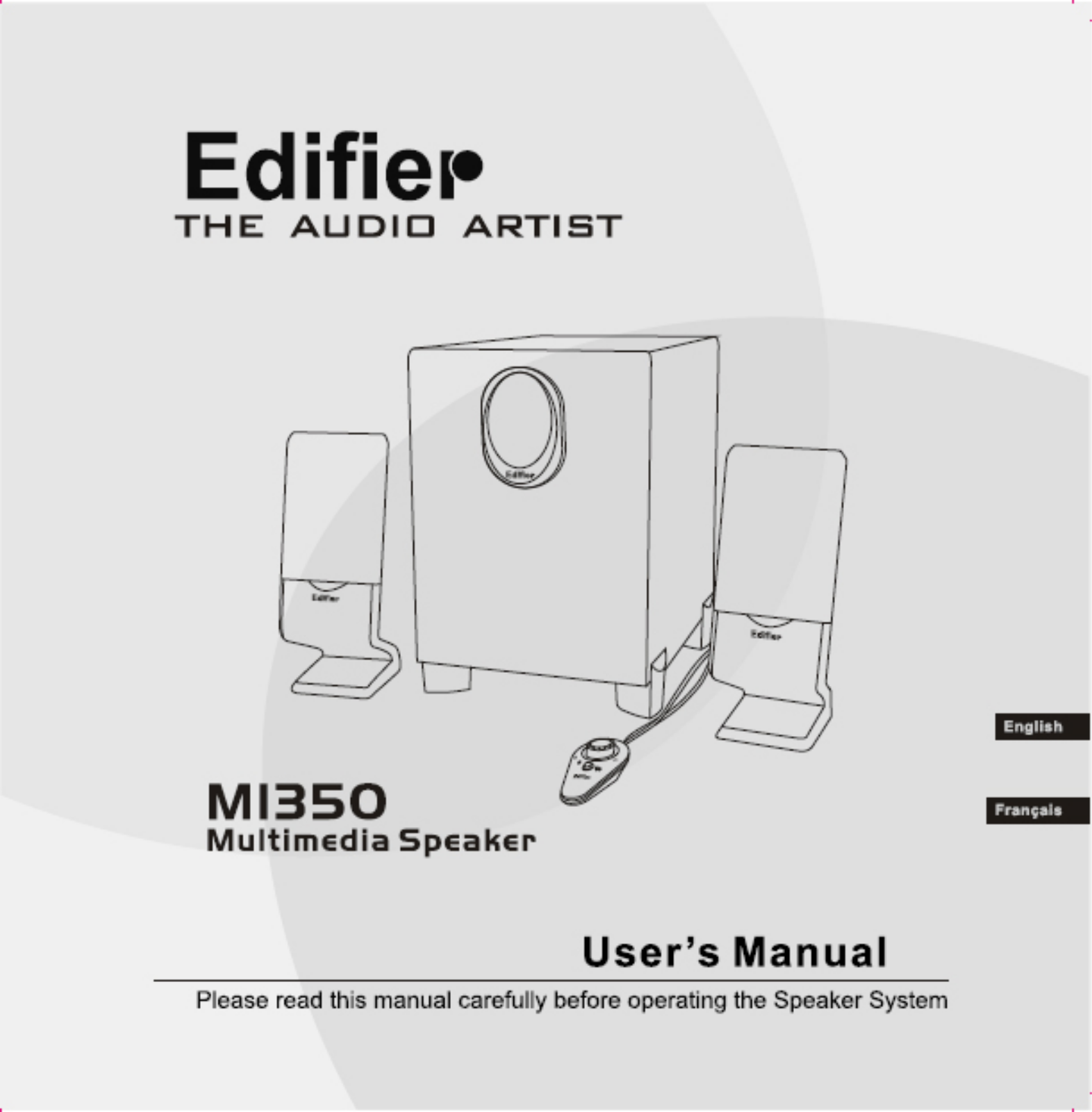 EDIFIER M1350 User Manual