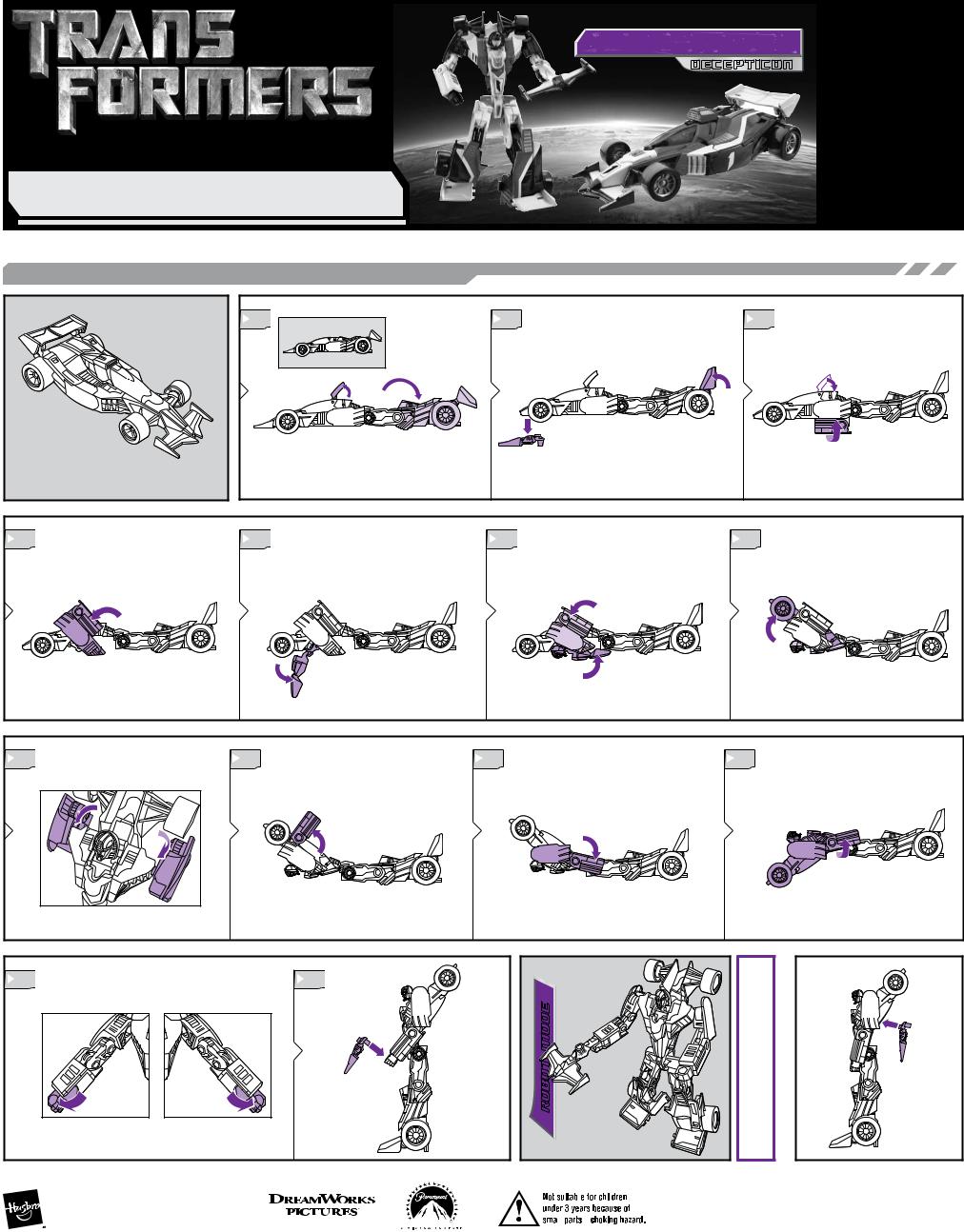 HASBRO Transformers Decepticon Fracture User Manual