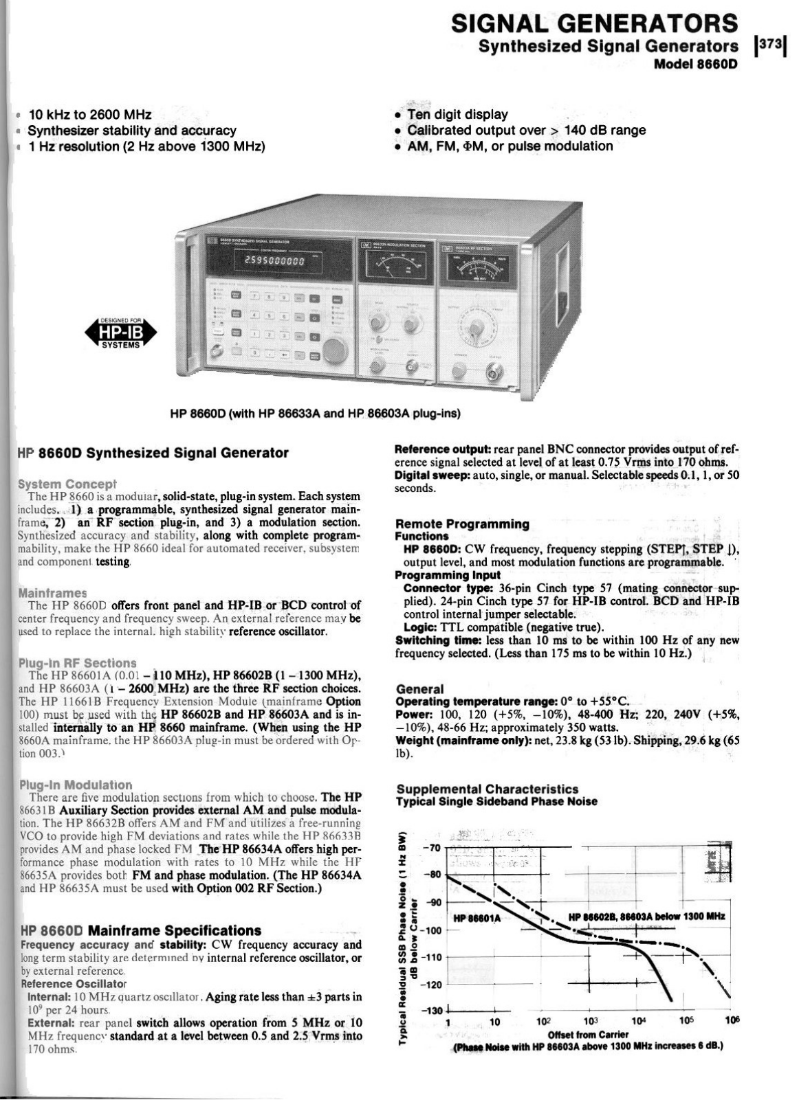 HP 8660d catalog