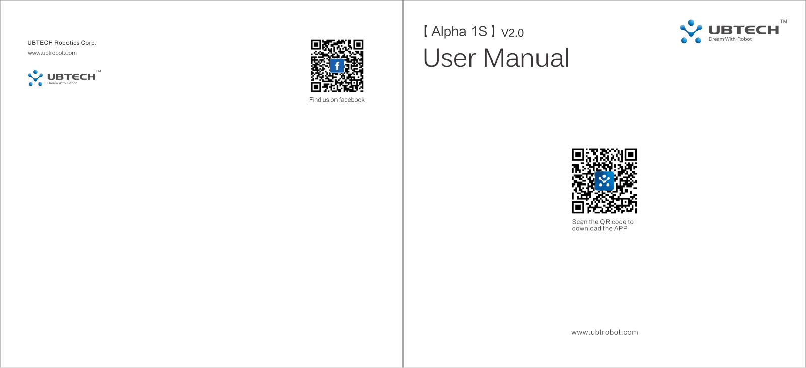 Ubtech Alpha 1S User manual