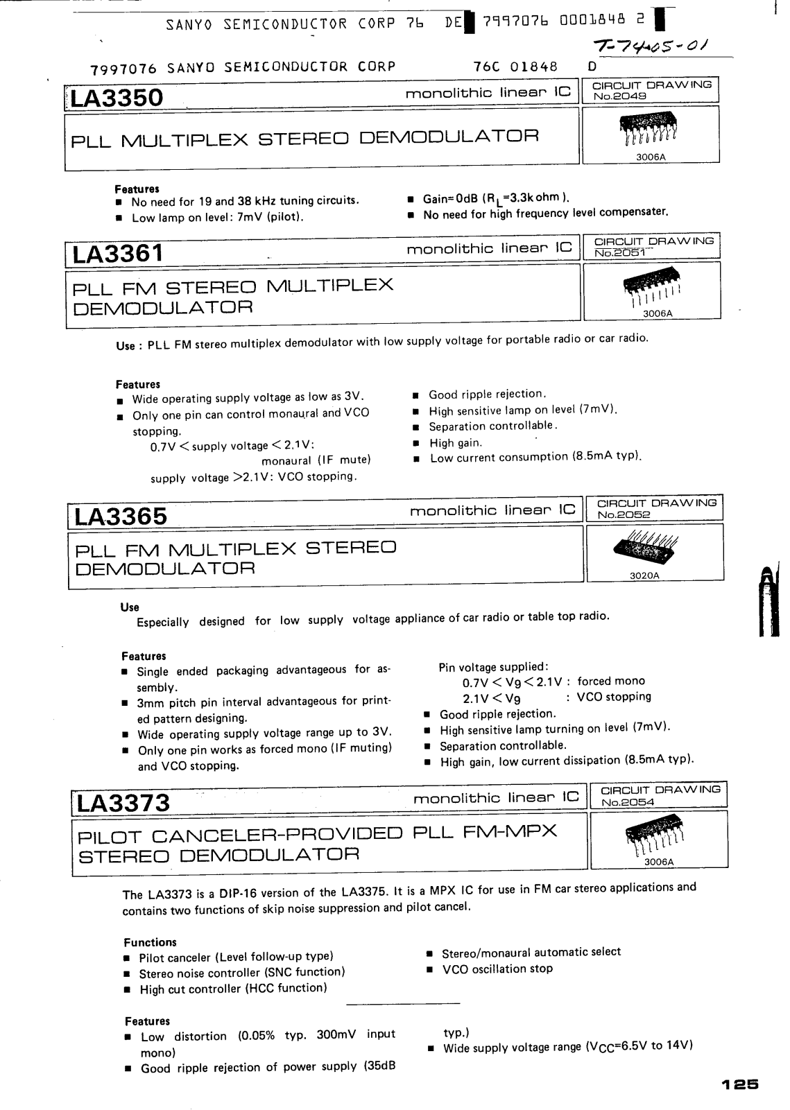 Datasheet LA3365 Specification - ManualMachine.com