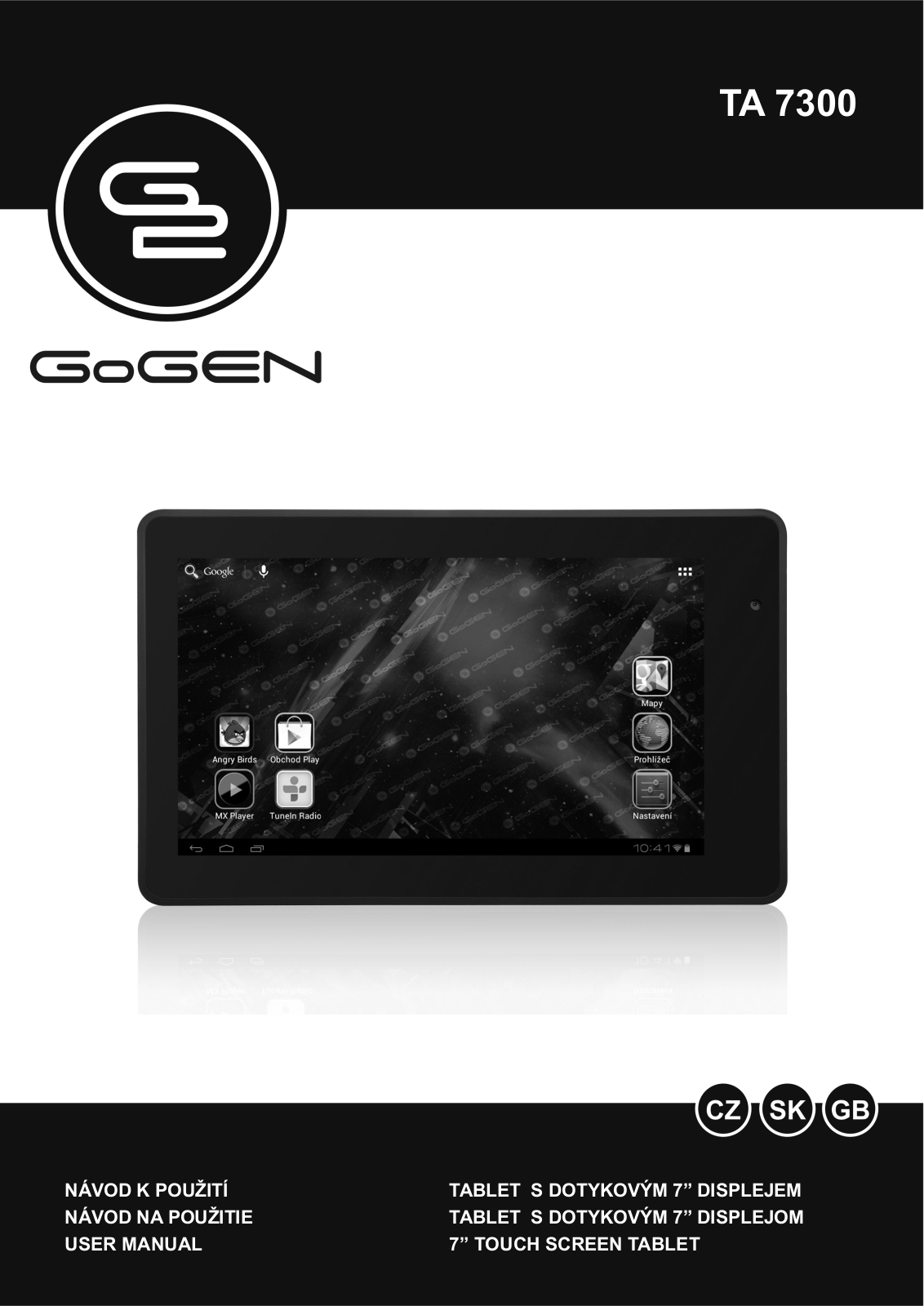 GoGEN TA 7300 User Manual