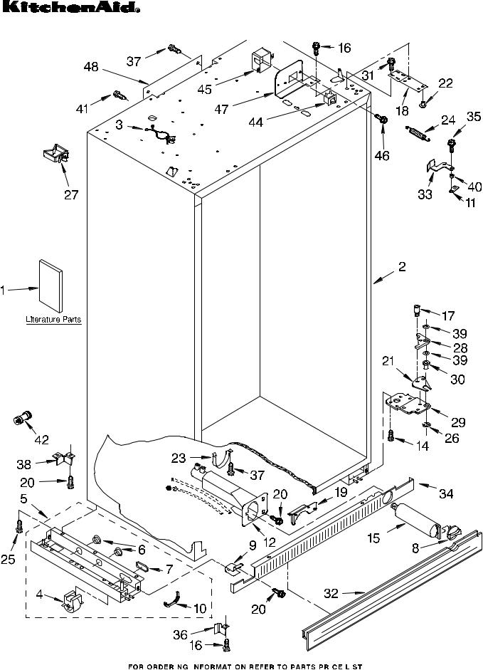 KitchenAid KSSC36QMS03 Parts List