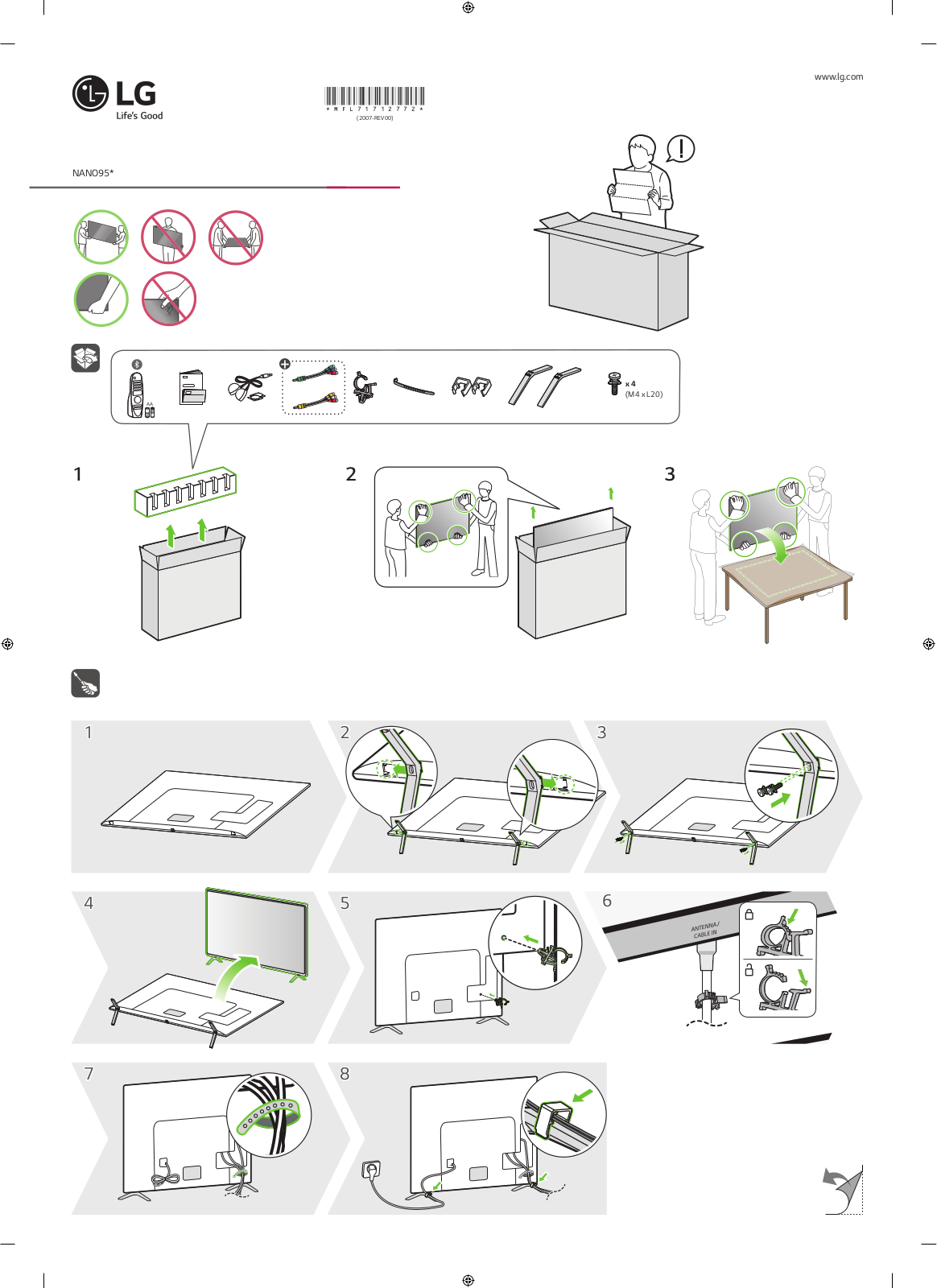 LG 55NANO95CNA Quick Setup Guide