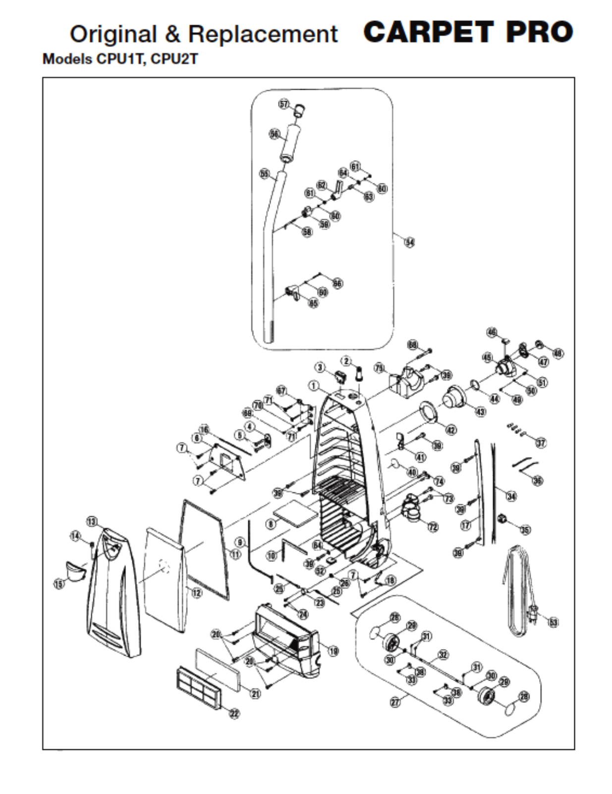 Carpet Pro Cpu2t Owner's Manual