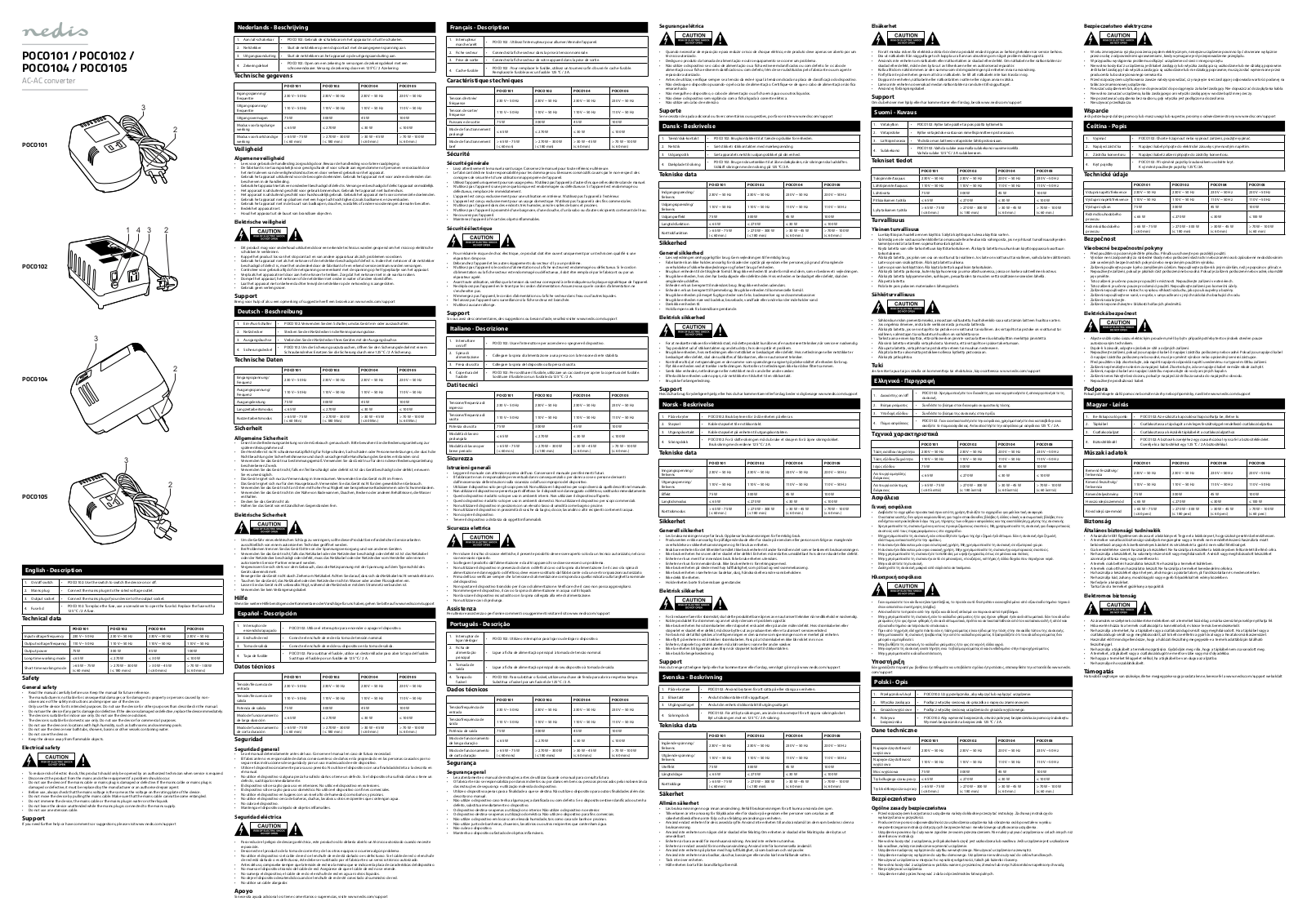 Nedis POCO104 User guide - ManualMachine.com