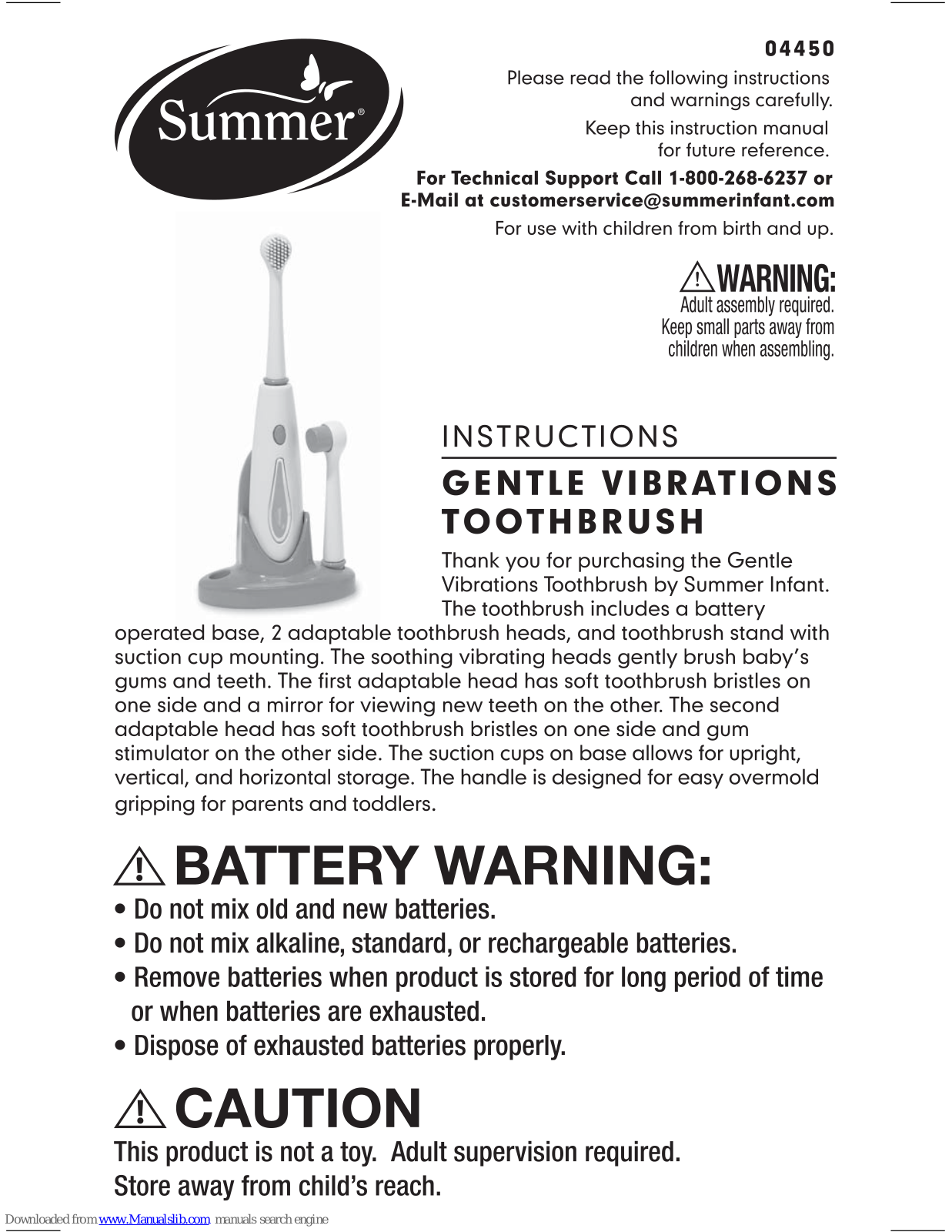 Summer 04450 Instructions Manual - ManualMachine.com