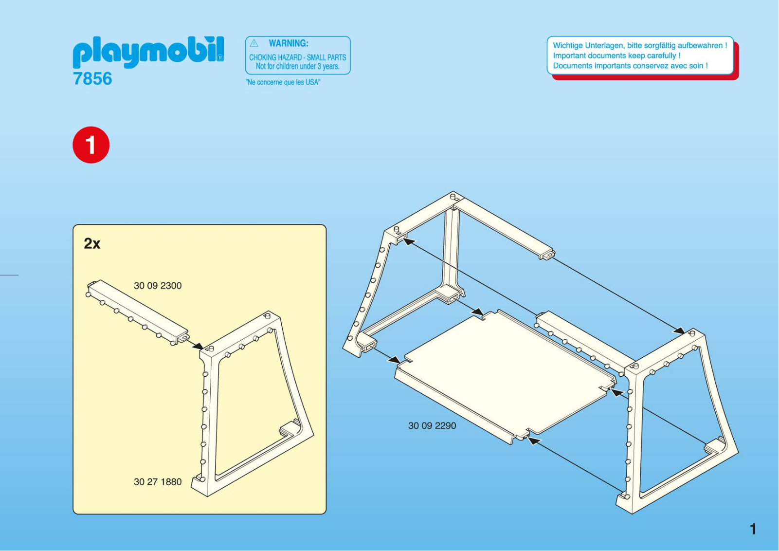 Playmobil 7856 Instructions