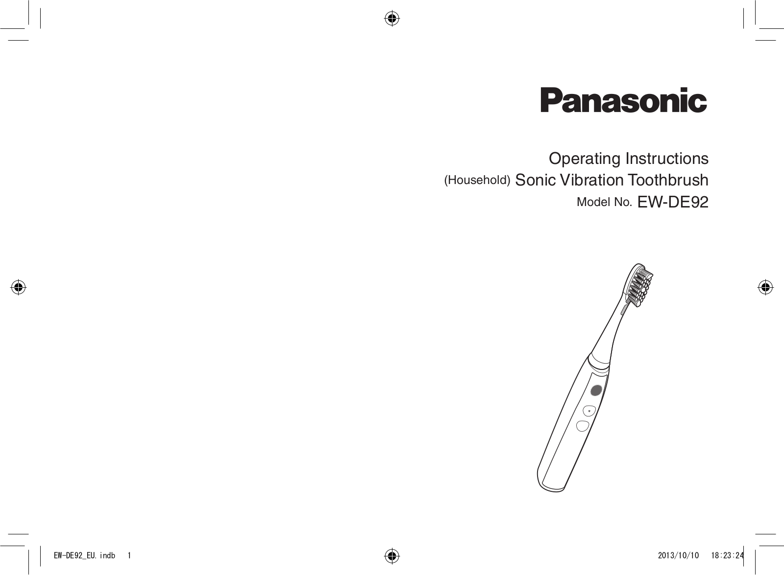 Panasonic EW-DE92 Operating instructions