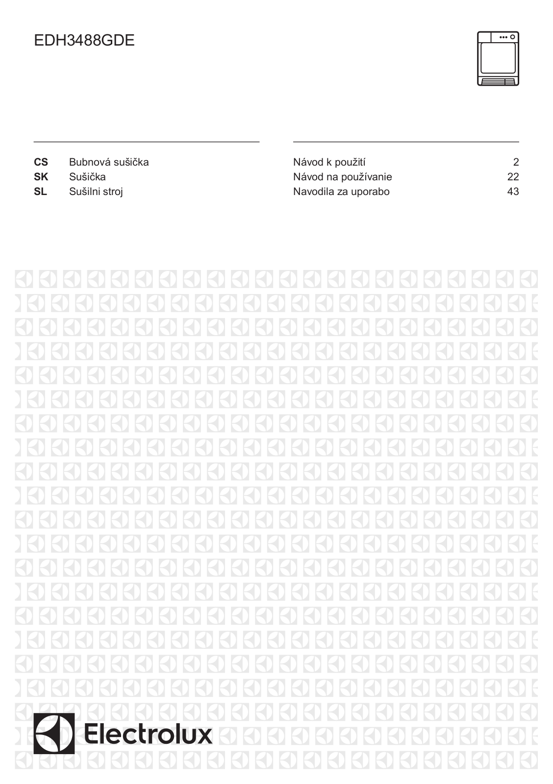 Electrolux EDH3488GDE User Manual