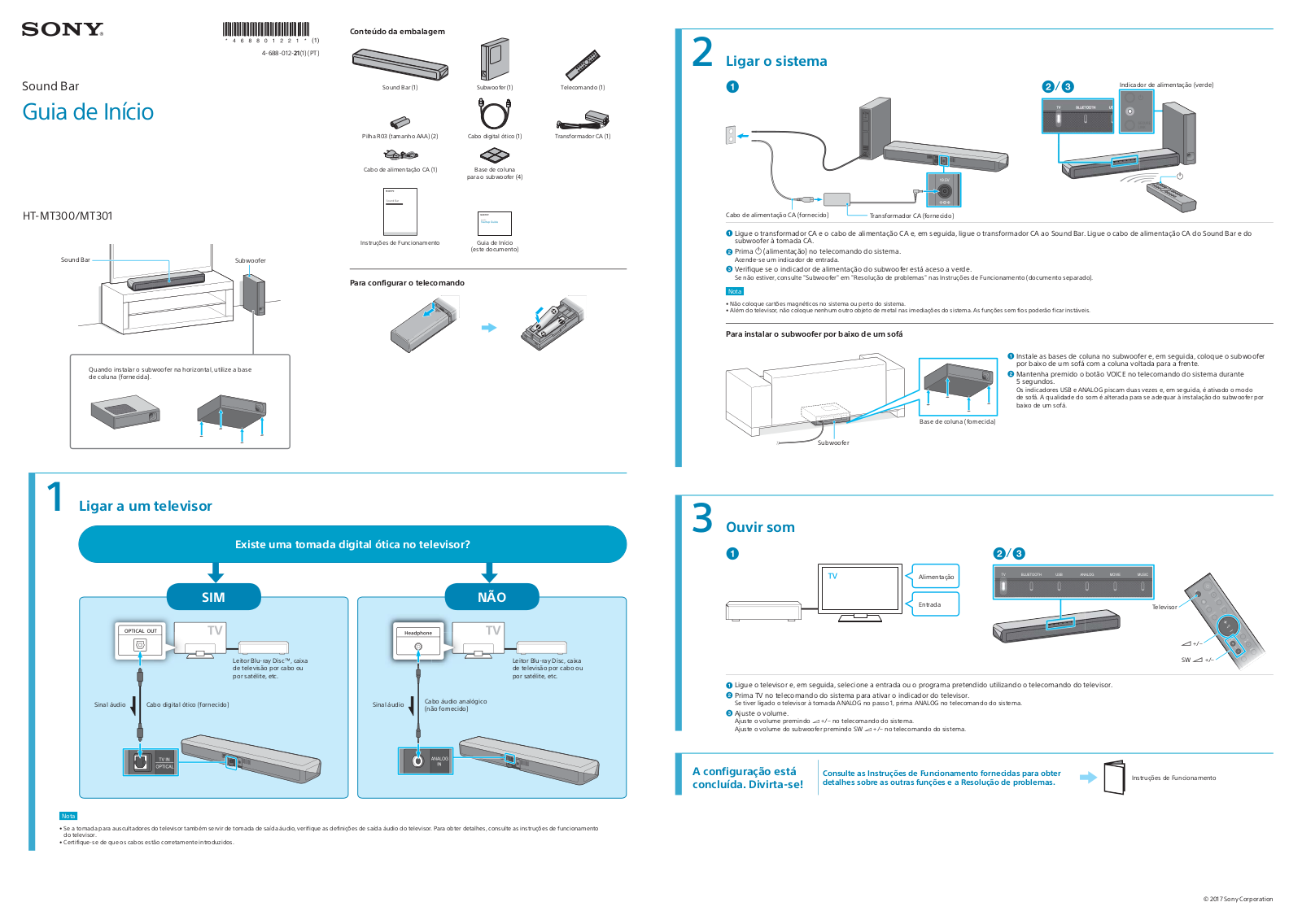 Sony HT-MT300 Users guide